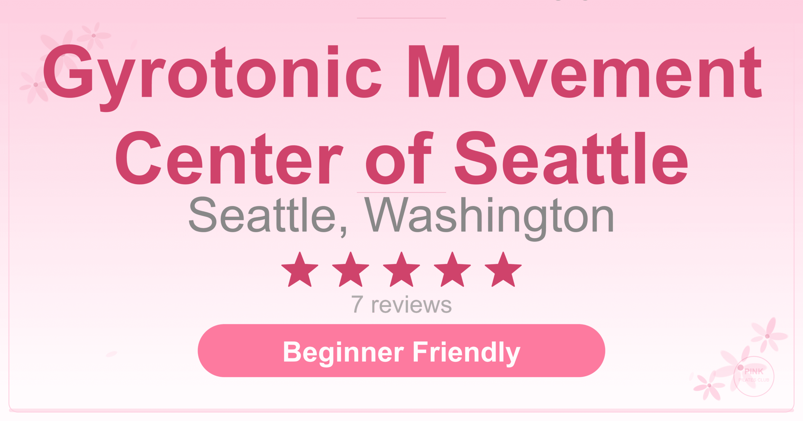 Gyrotonic Movement Center of Seattle Pilates Studio