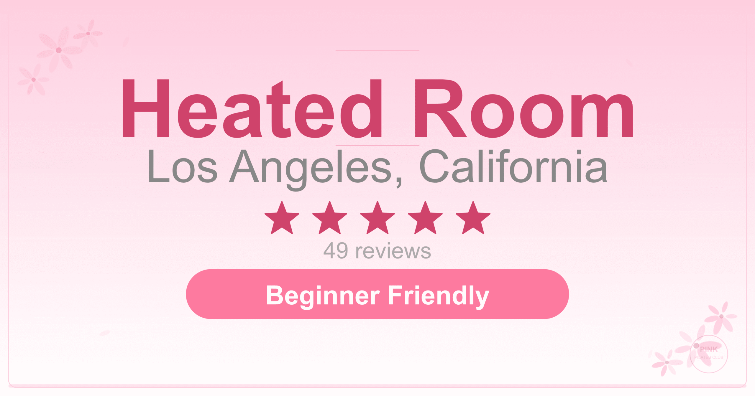 Heated Room Pilates Studio