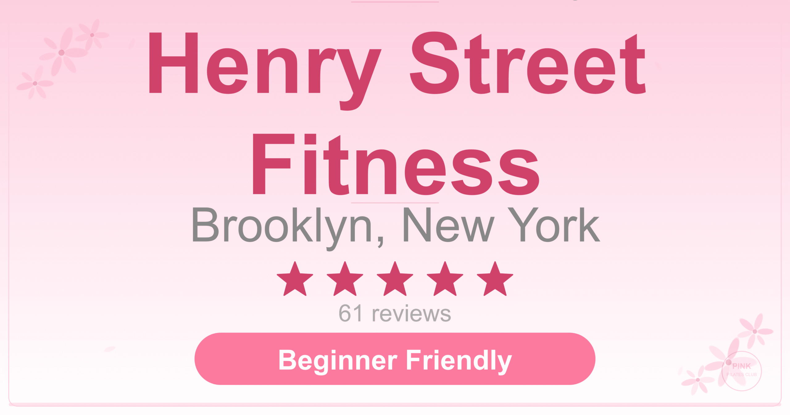 Henry Street Fitness Pilates Studio