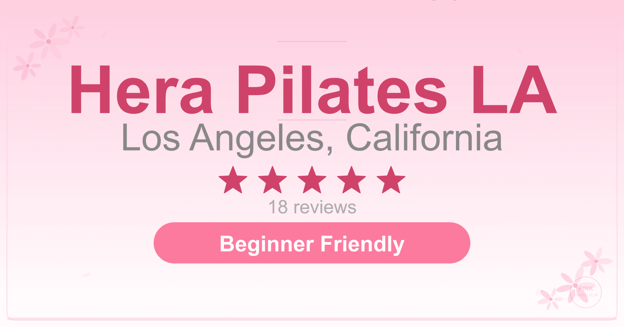 Hera Pilates LA Pilates Studio