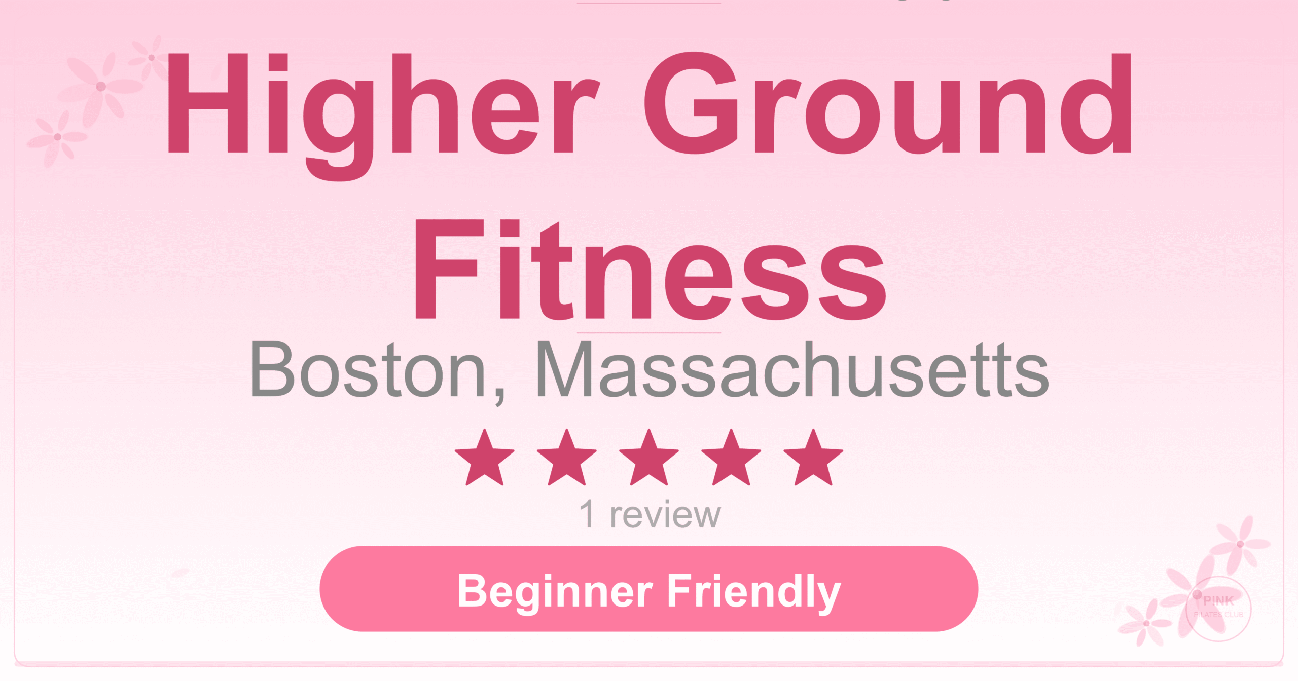 Higher Ground Fitness Pilates Studio