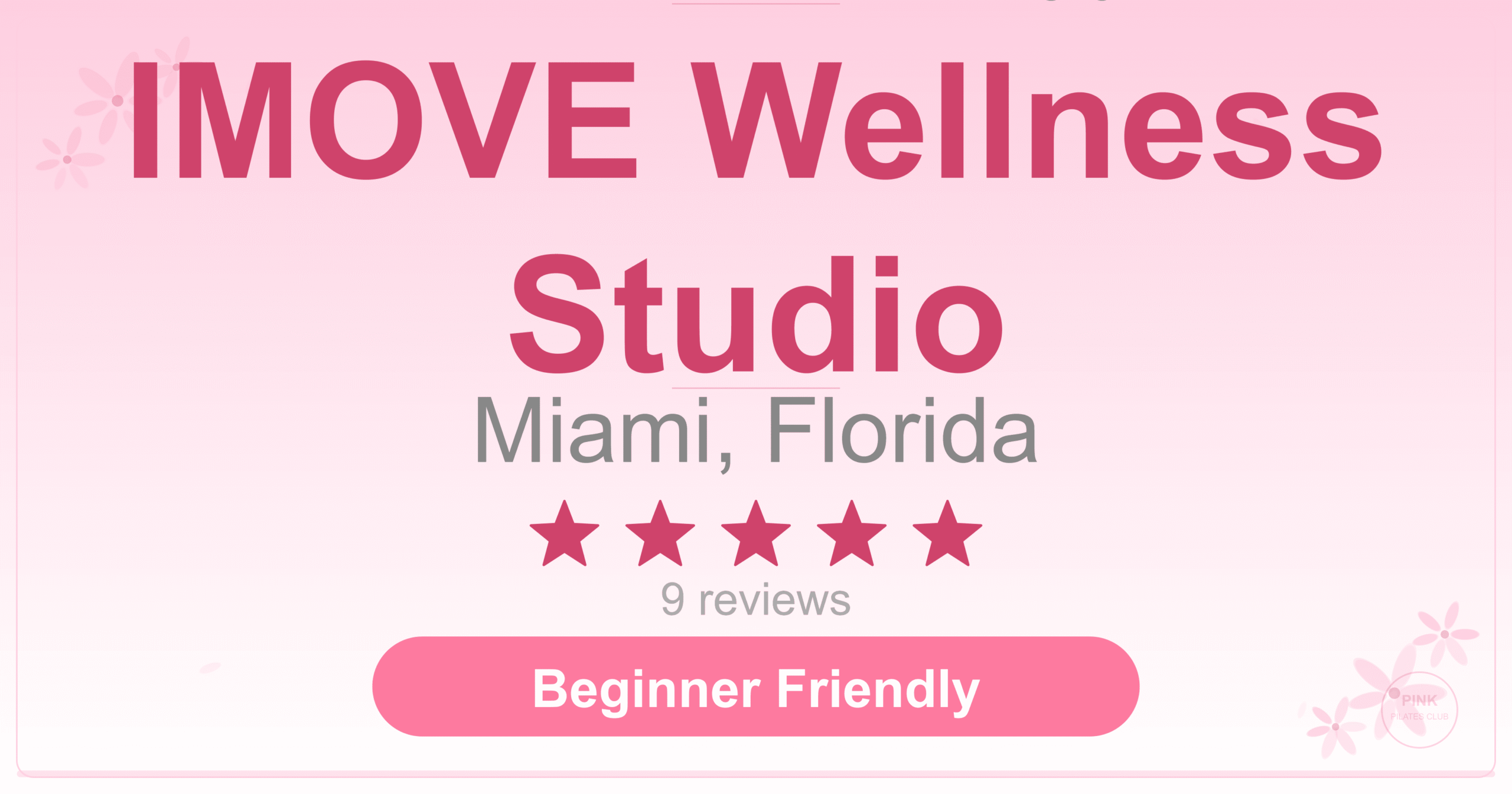 IMOVE Wellness Studio Pilates Studio