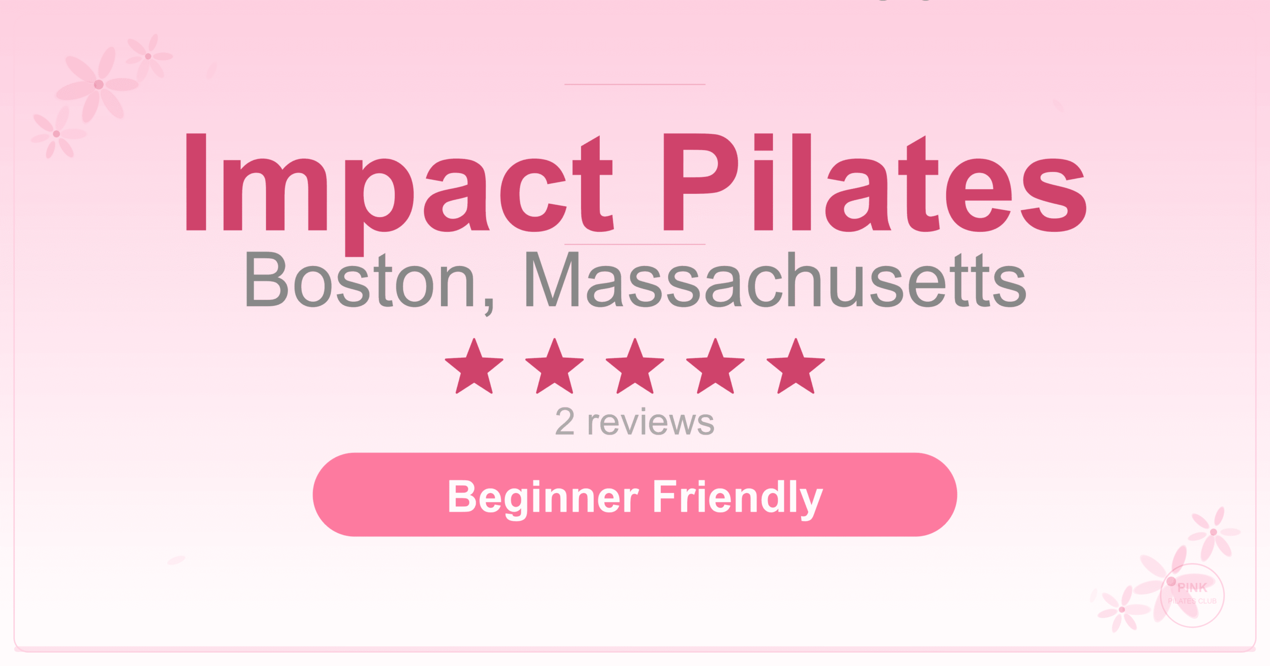 Impact Pilates Pilates Studio