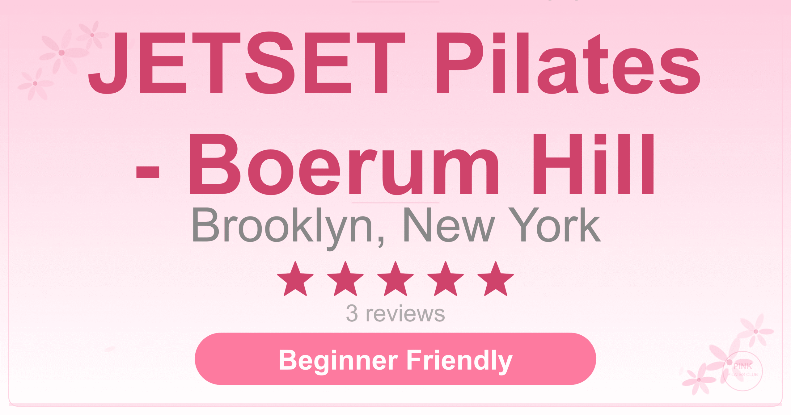 JETSET Pilates – Boerum Hill Pilates Studio