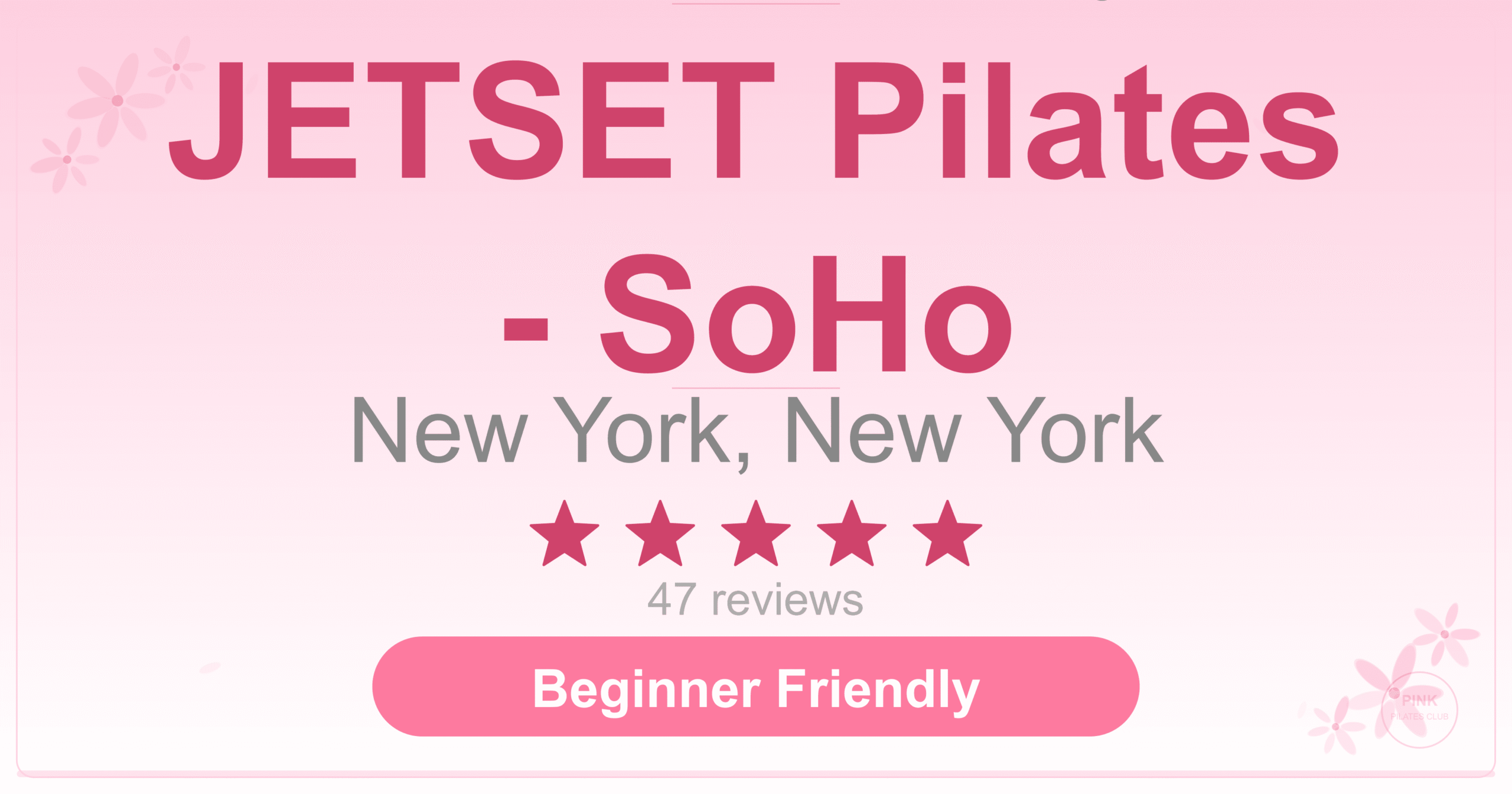 JETSET Pilates – SoHo Pilates Studio
