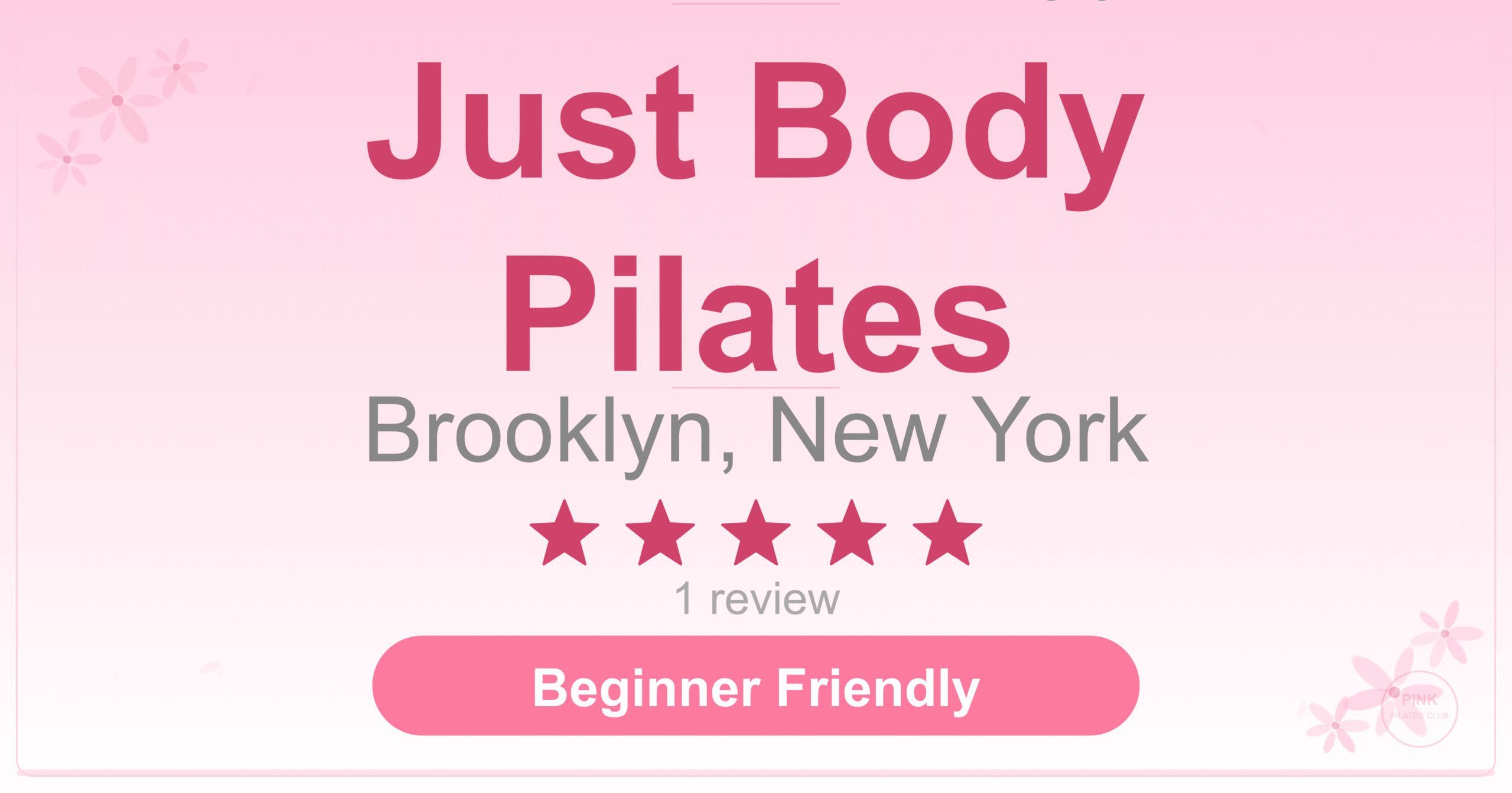 Just Body Pilates Pilates Studio