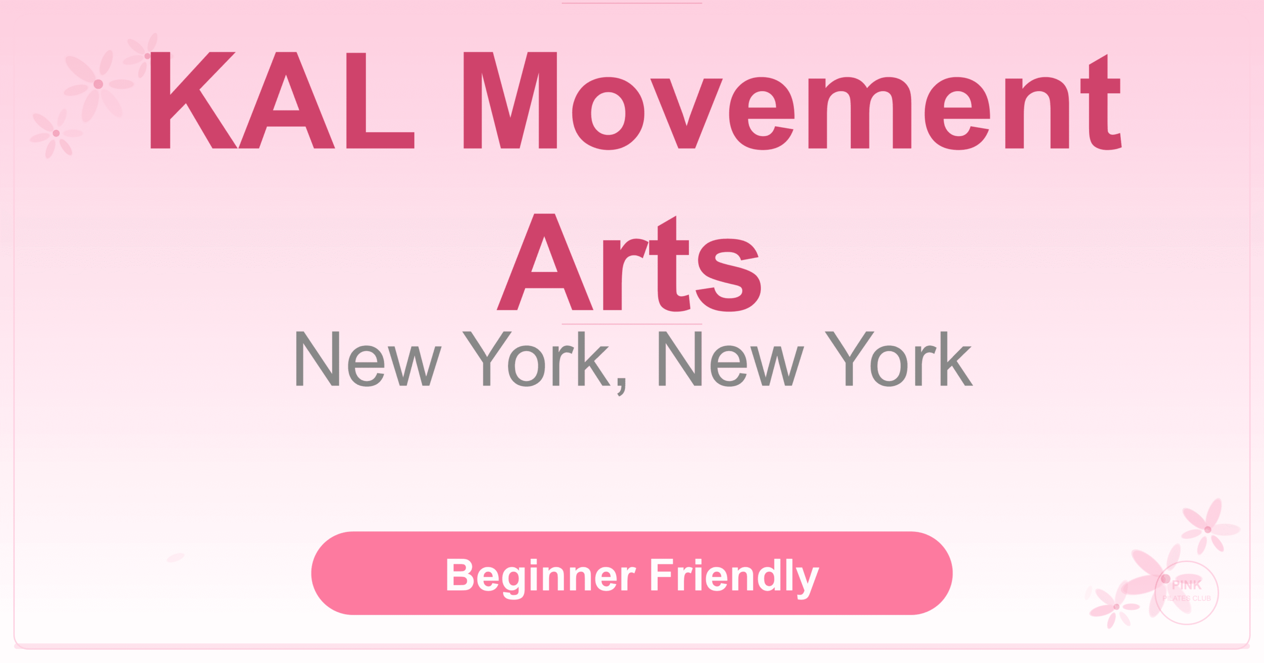 KAL Movement Arts Pilates Studio