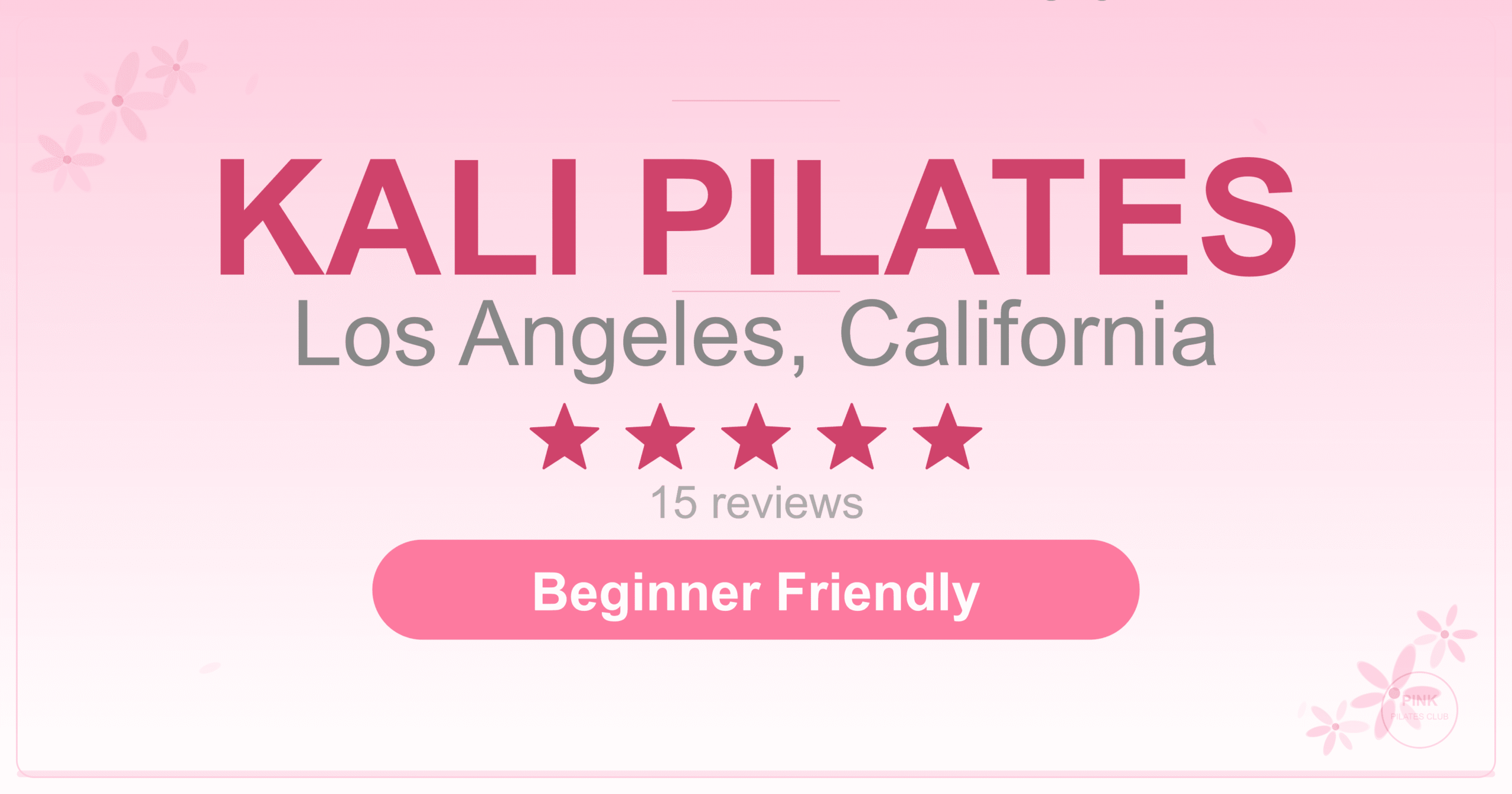 KALI PILATES Pilates Studio