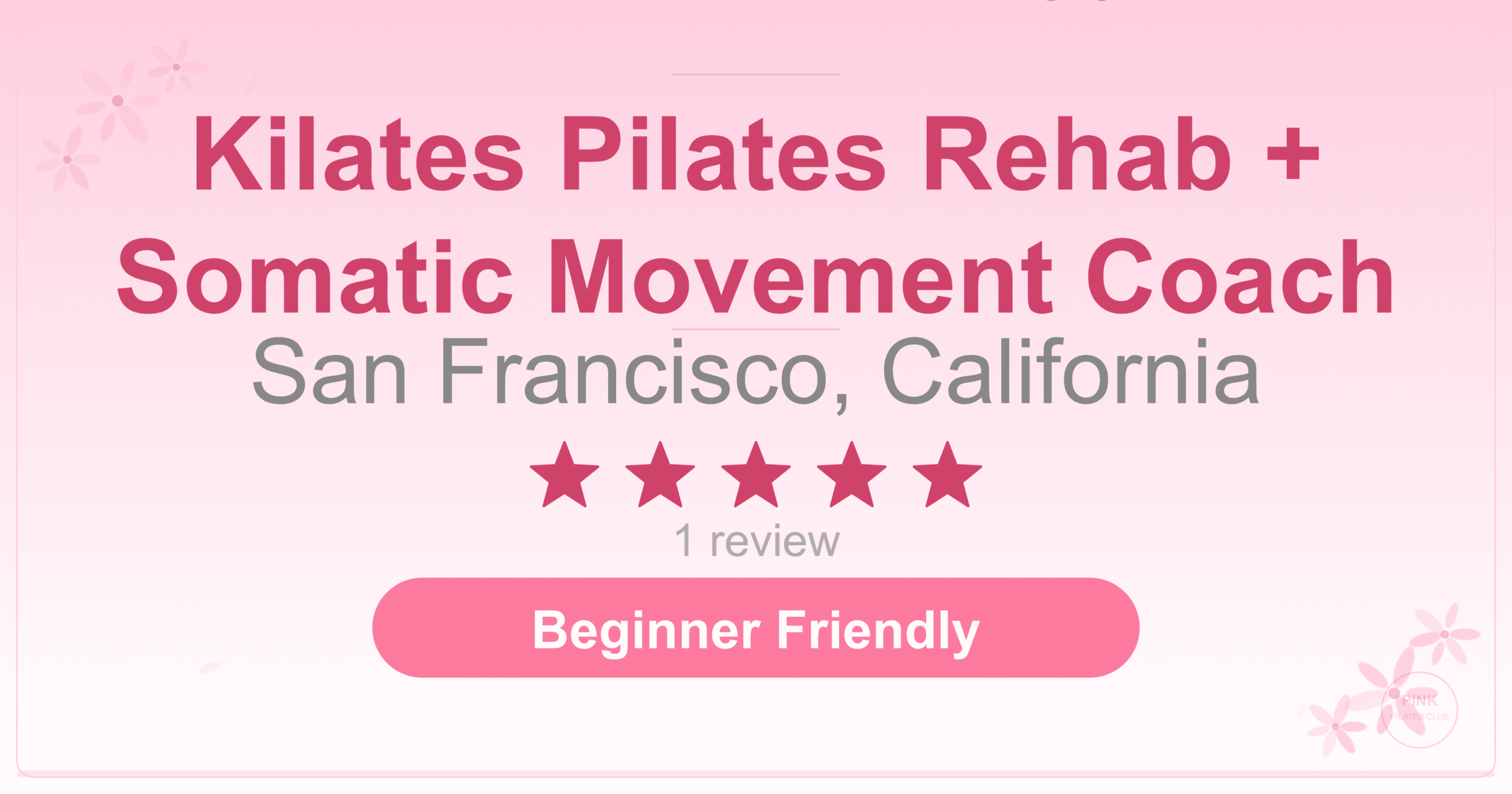Kilates Pilates Rehab + Somatic Movement Coach Pilates Studio