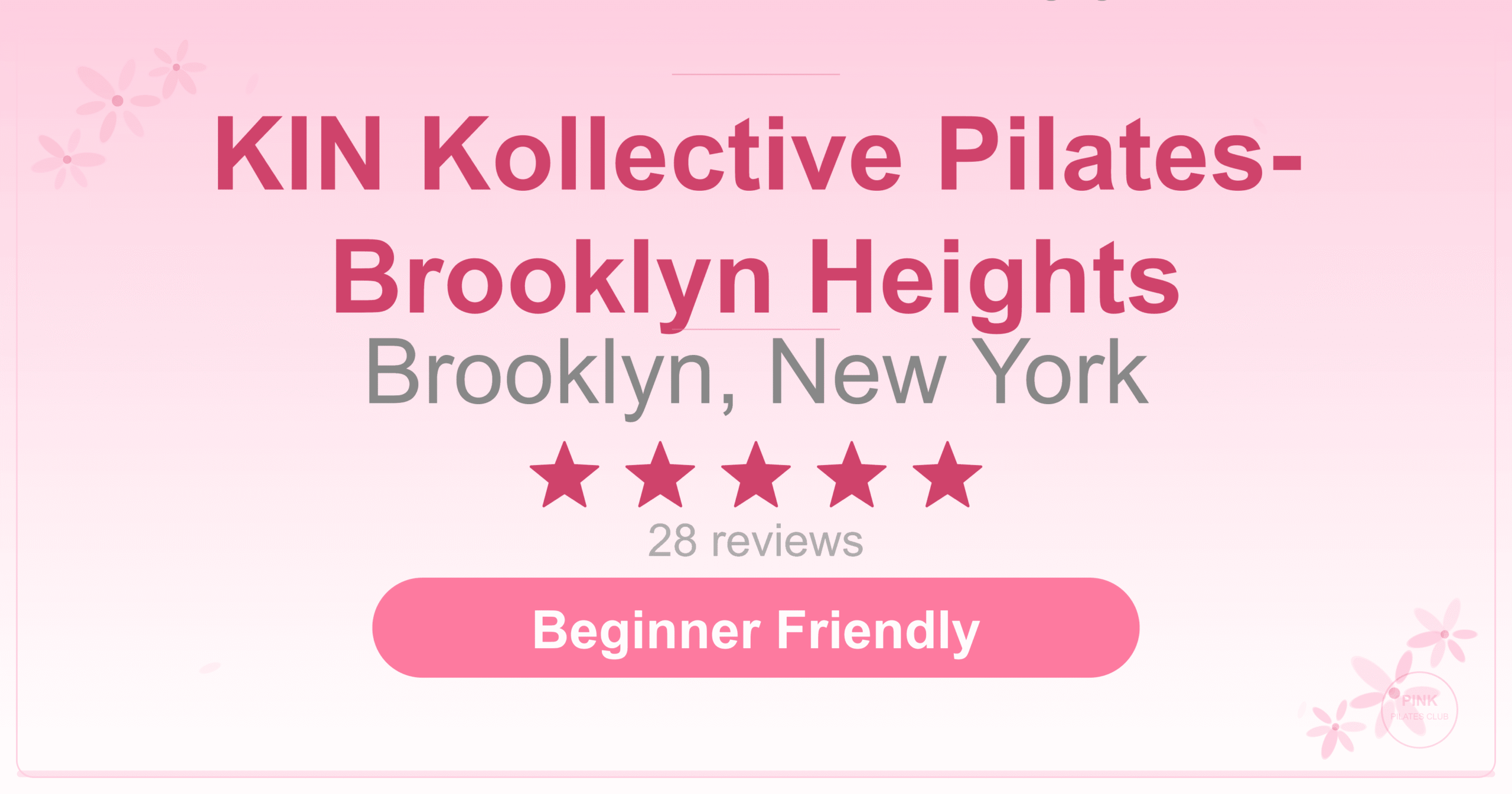 KIN Kollective Pilates- Brooklyn Heights Pilates Studio
