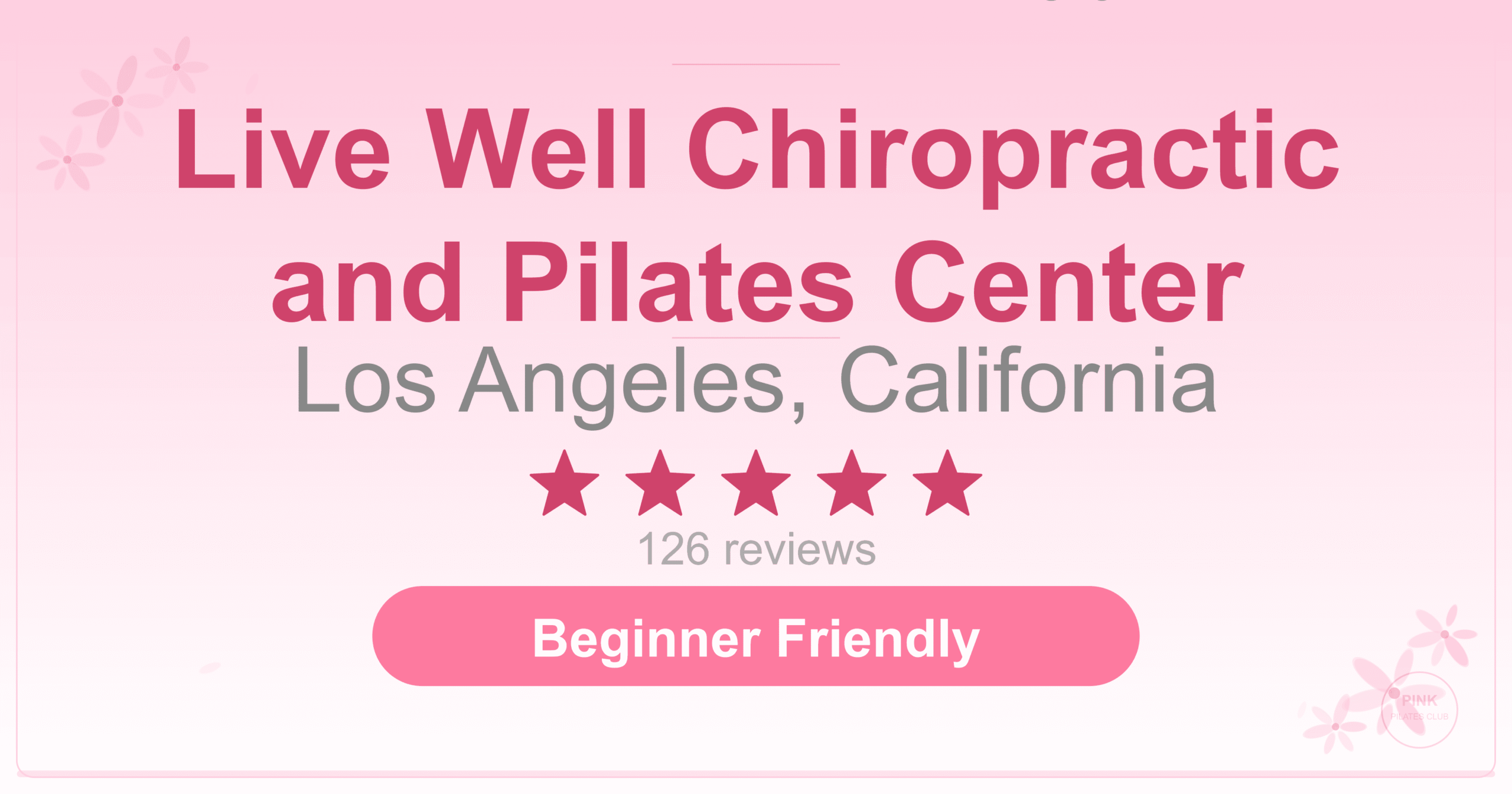 Live Well Chiropractic and Pilates Center Pilates Studio