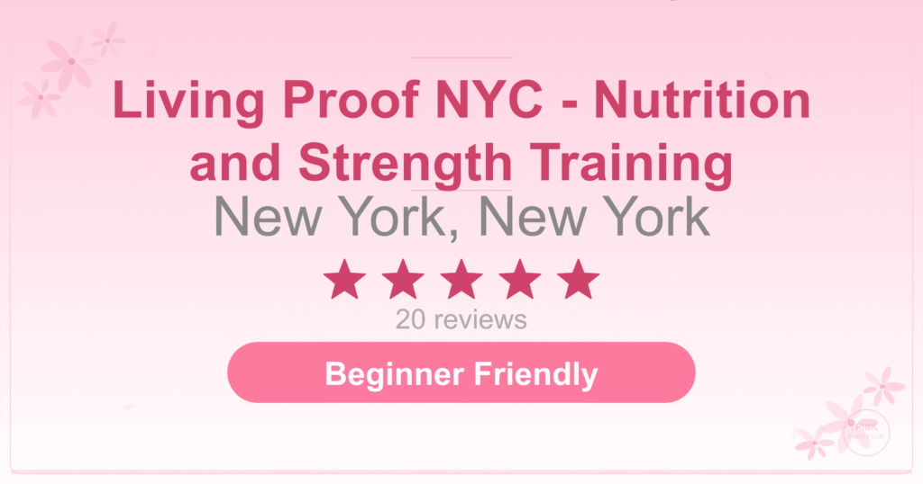 Living Proof NYC – Nutrition and Strength Training Pilates Studio