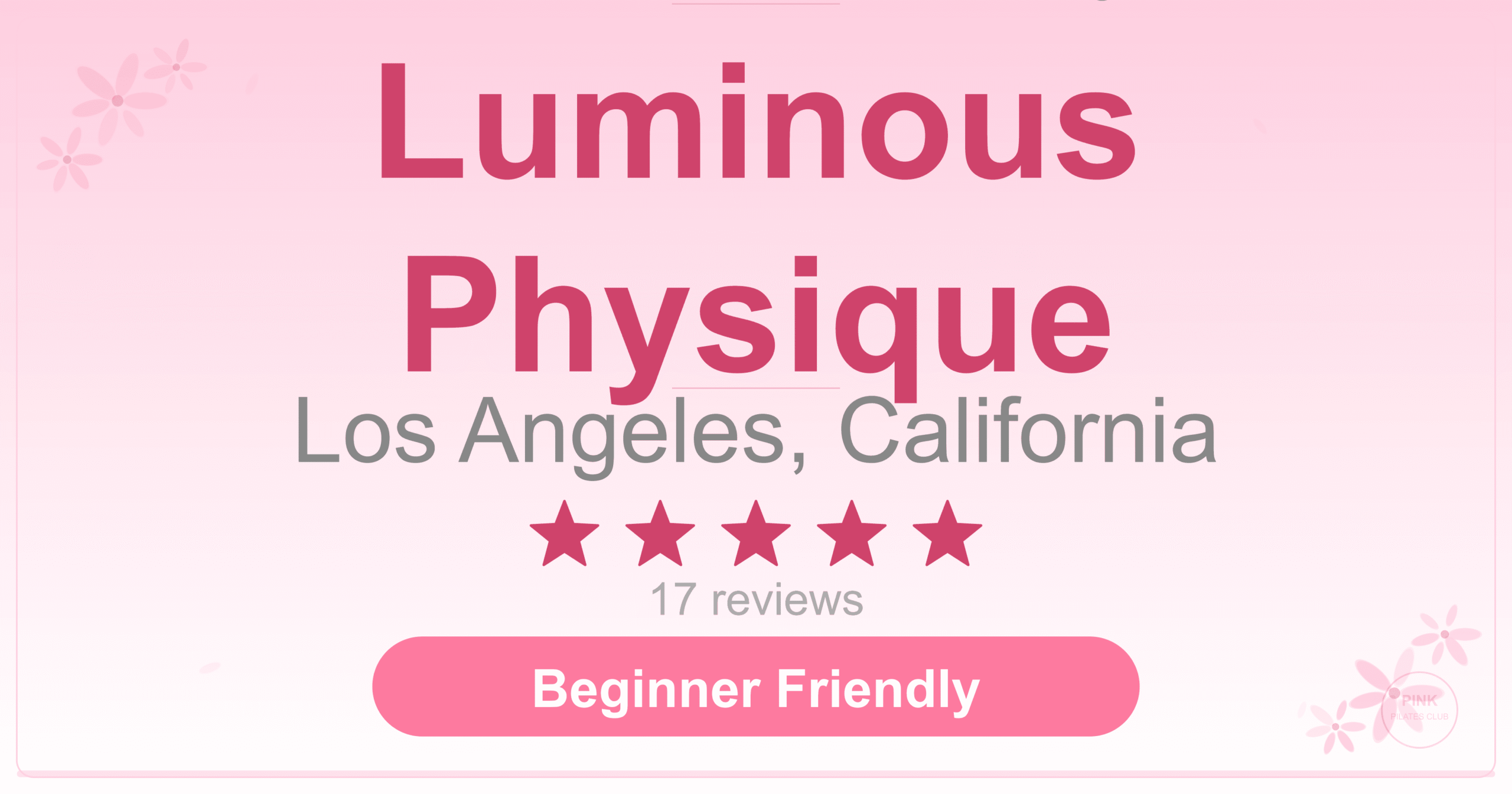 Luminous Physique Pilates Studio