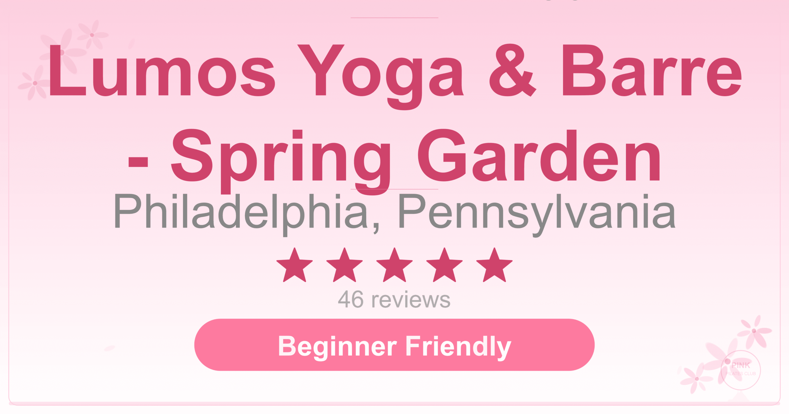 Lumos Yoga & Barre – Spring Garden Pilates Studio