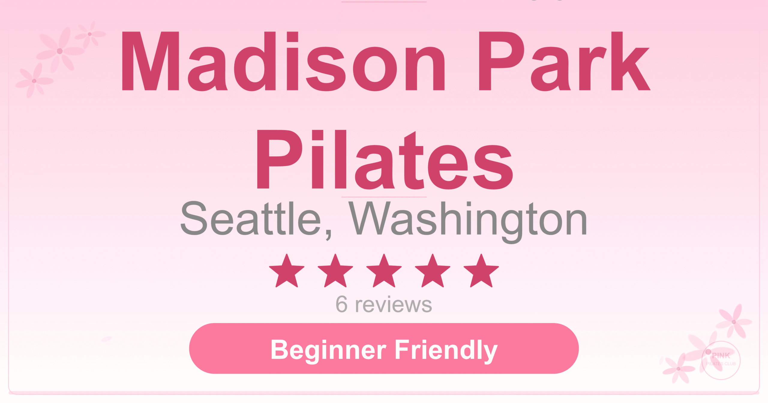 Madison Park Pilates Pilates Studio