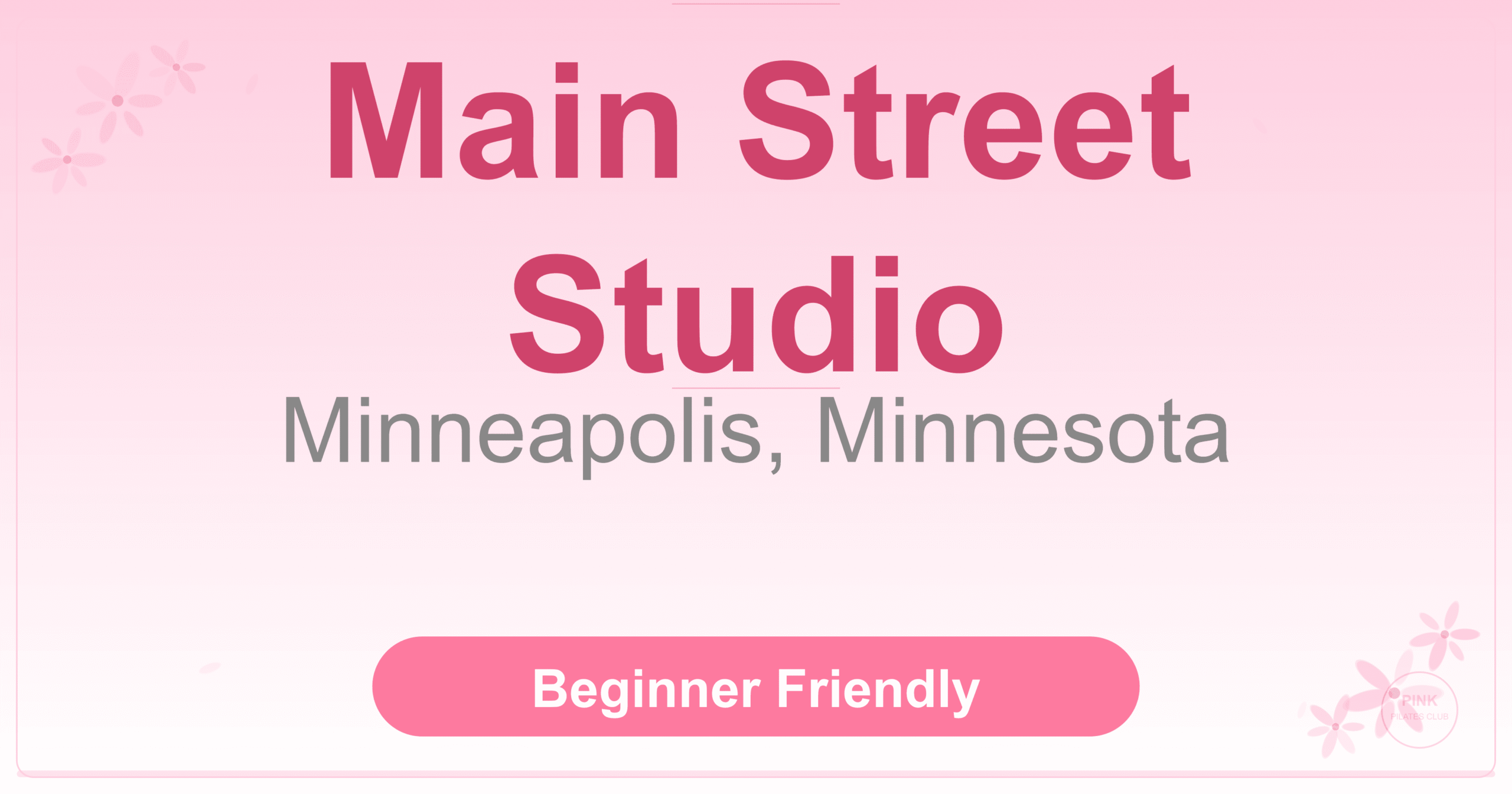 Main Street Studio Pilates Studio