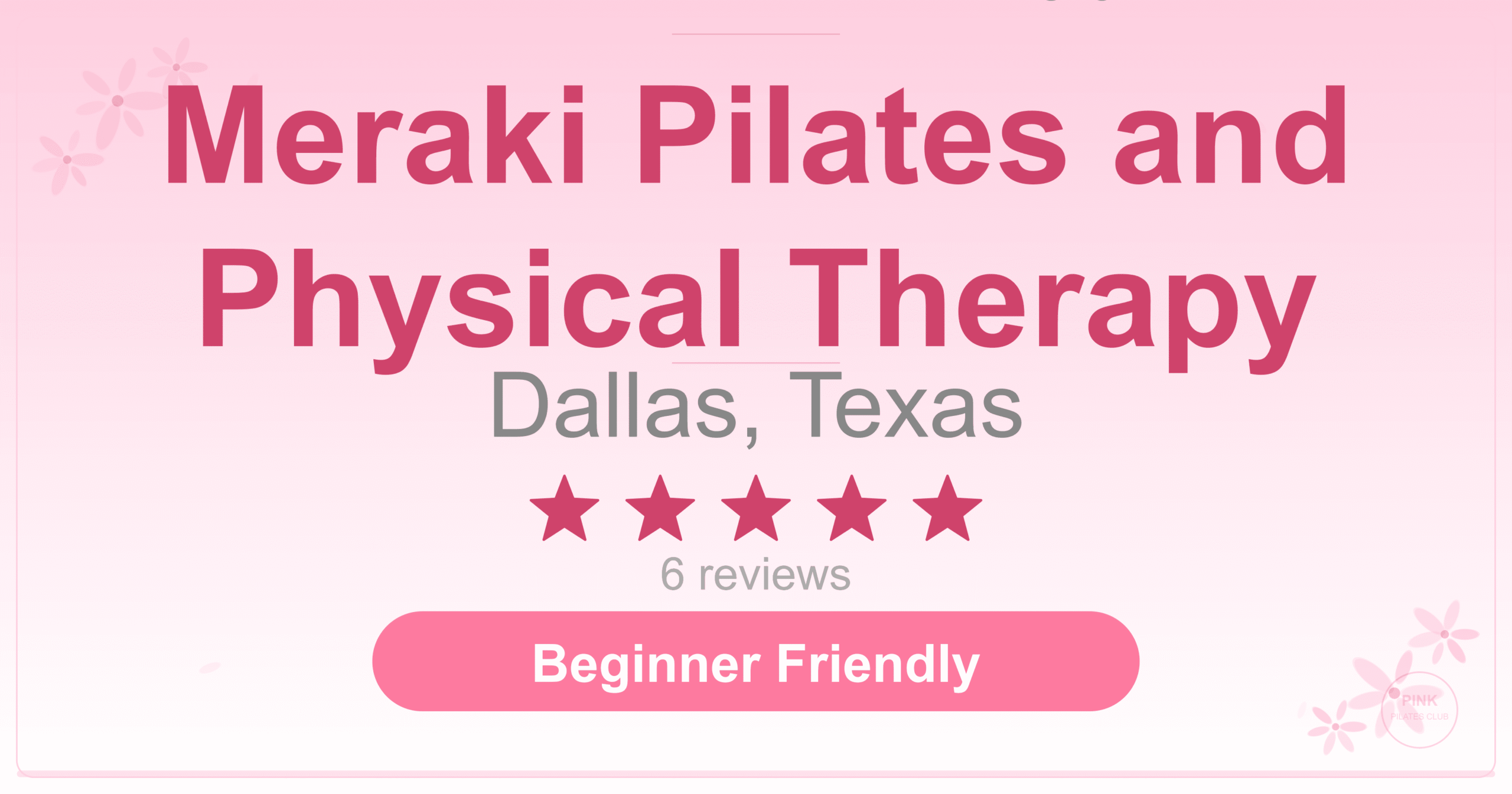 Meraki Pilates and Physical Therapy Pilates Studio