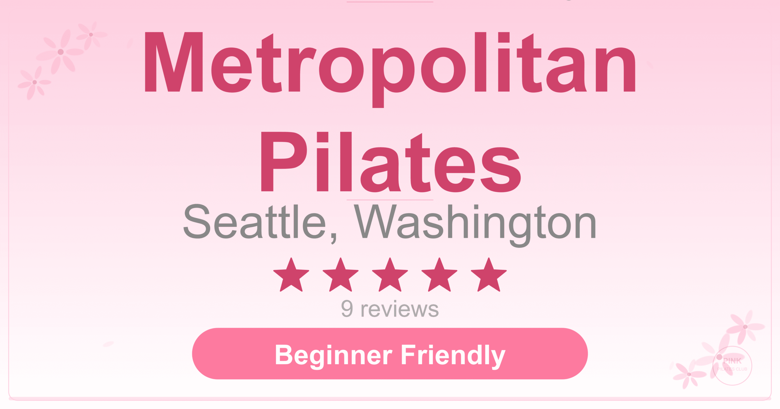Metropolitan Pilates Pilates Studio