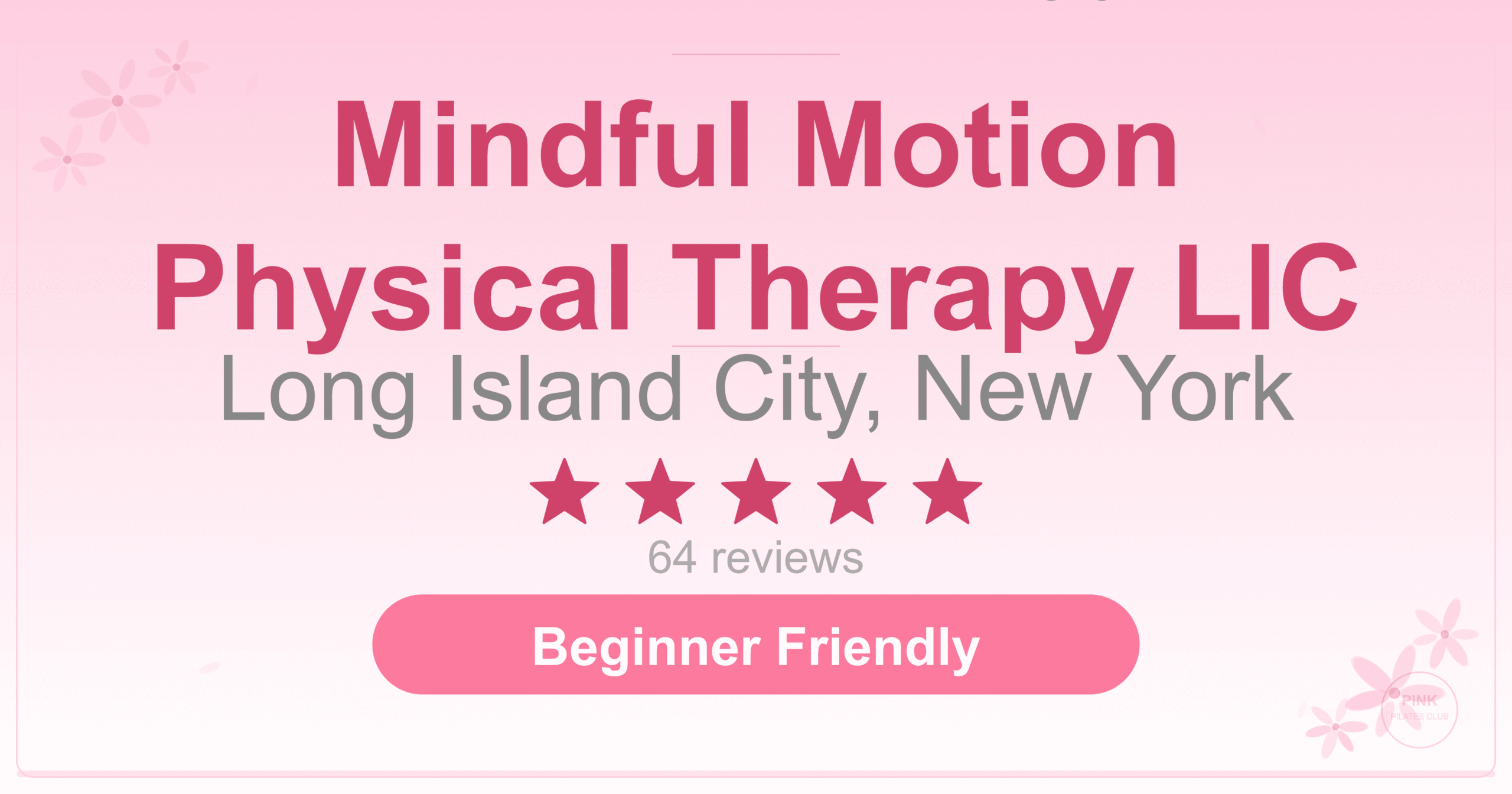 Mindful Motion Physical Therapy LIC Pilates Studio