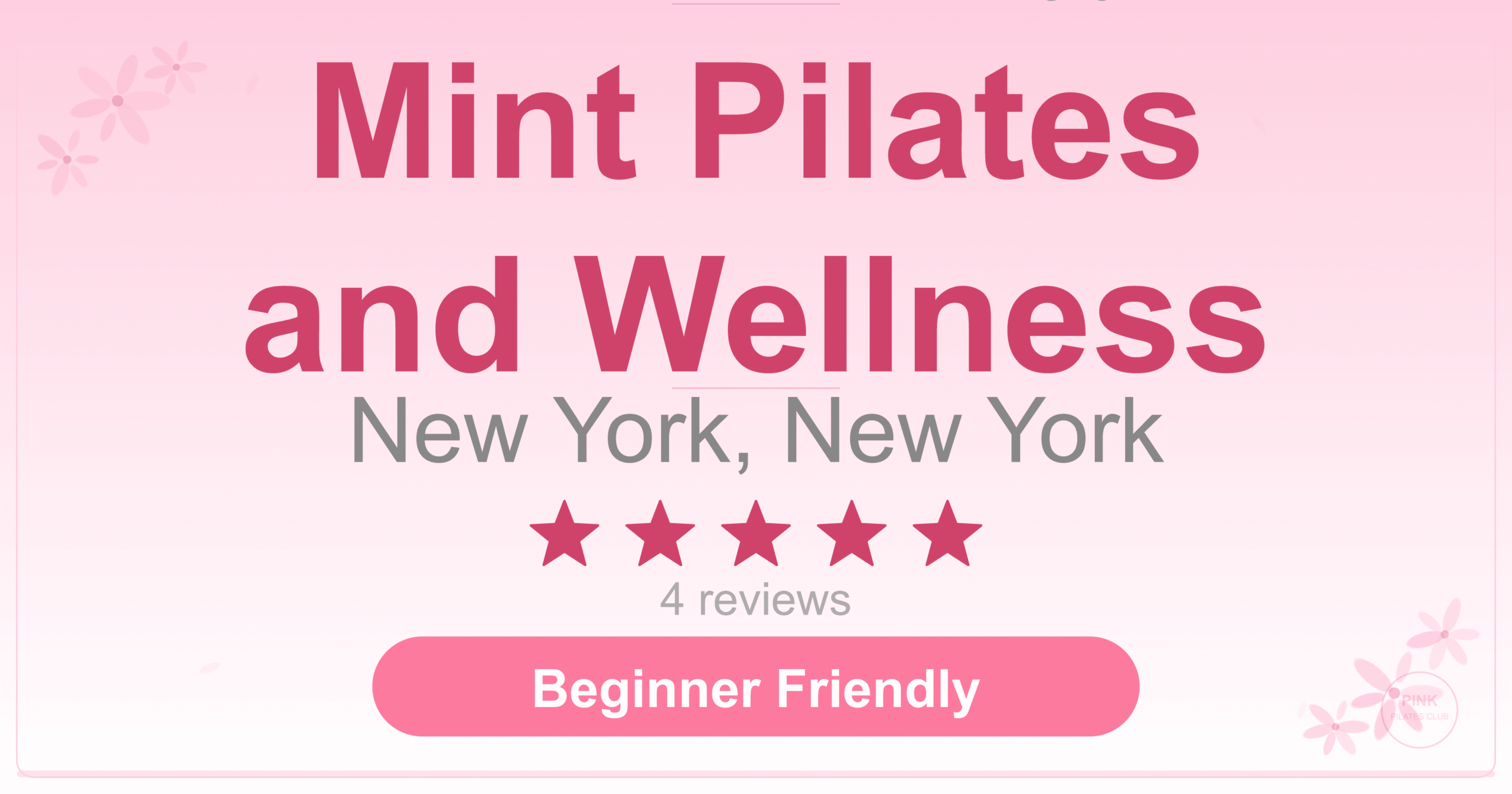 Mint Pilates and Wellness Pilates Studio