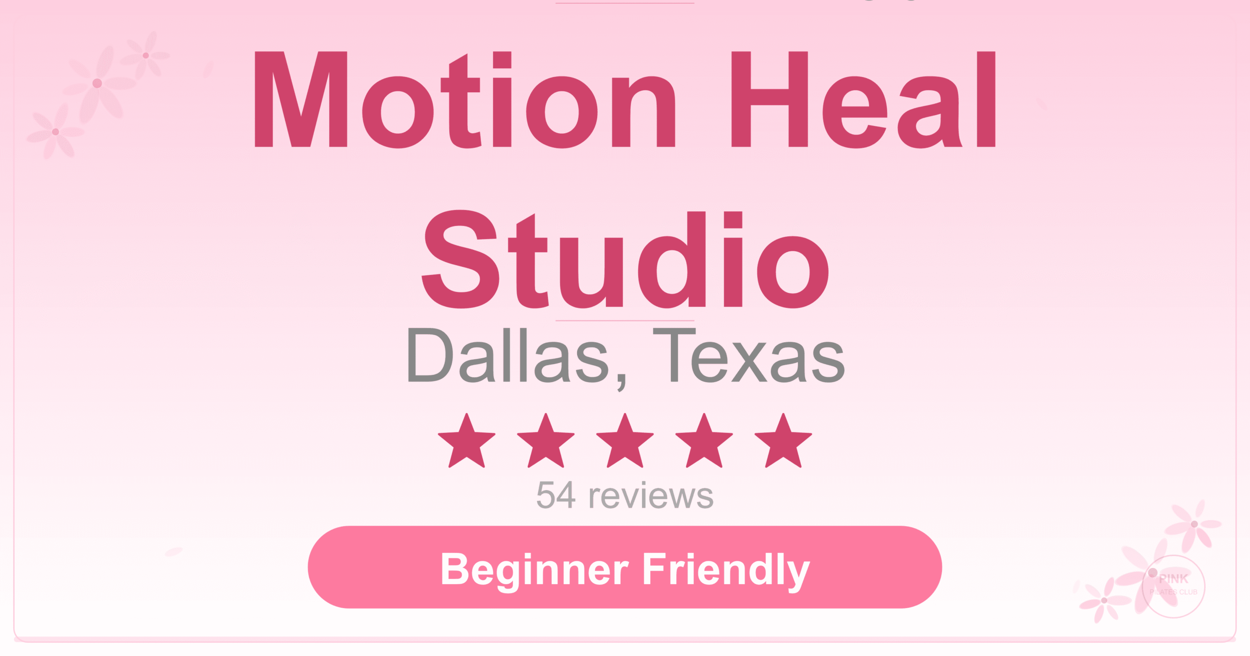 Motion Heal Studio Pilates Studio