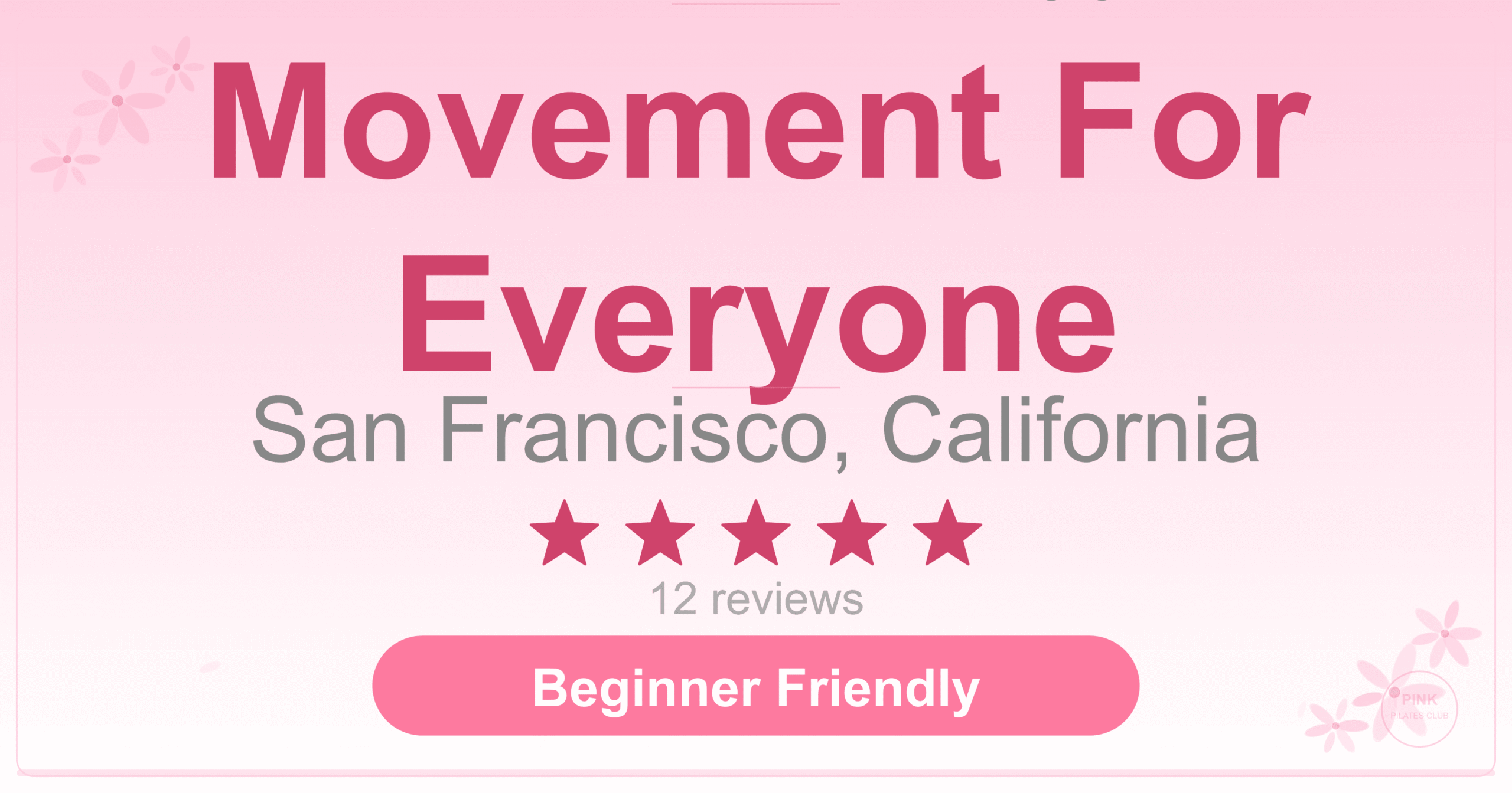 Movement For Everyone Pilates Studio