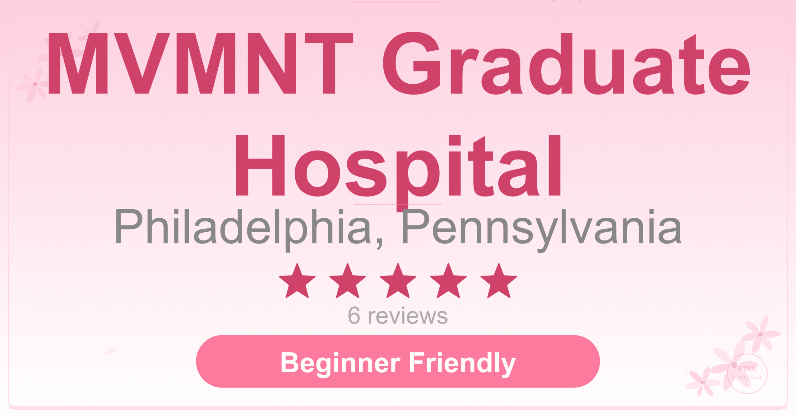 MVMNT Graduate Hospital Pilates Studio