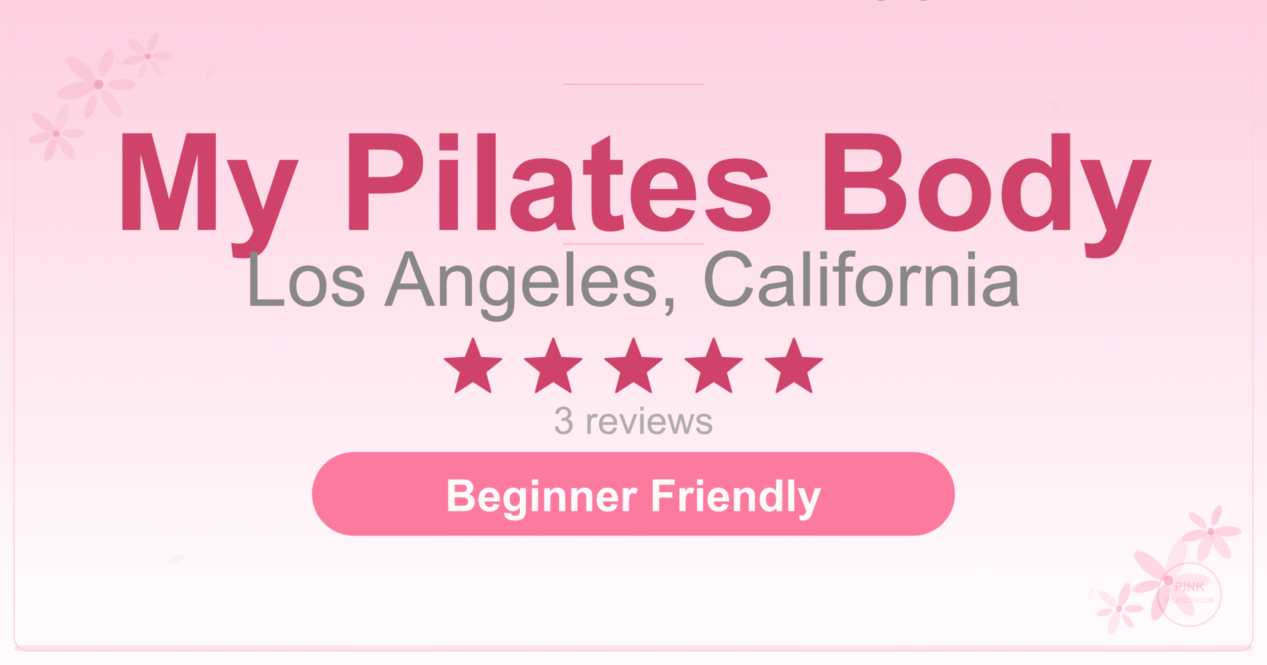 My Pilates Body Pilates Studio