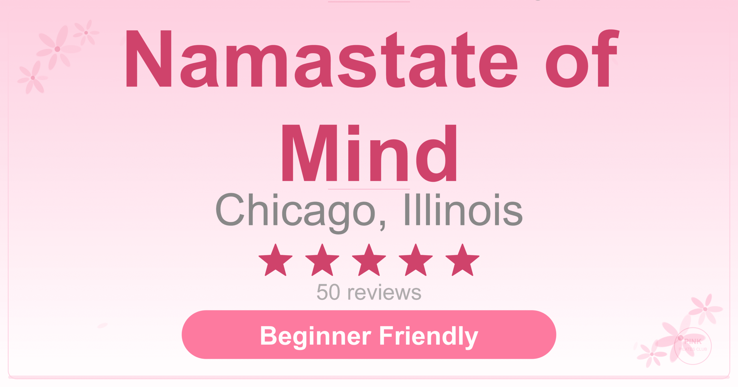 Namastate of Mind Pilates Studio