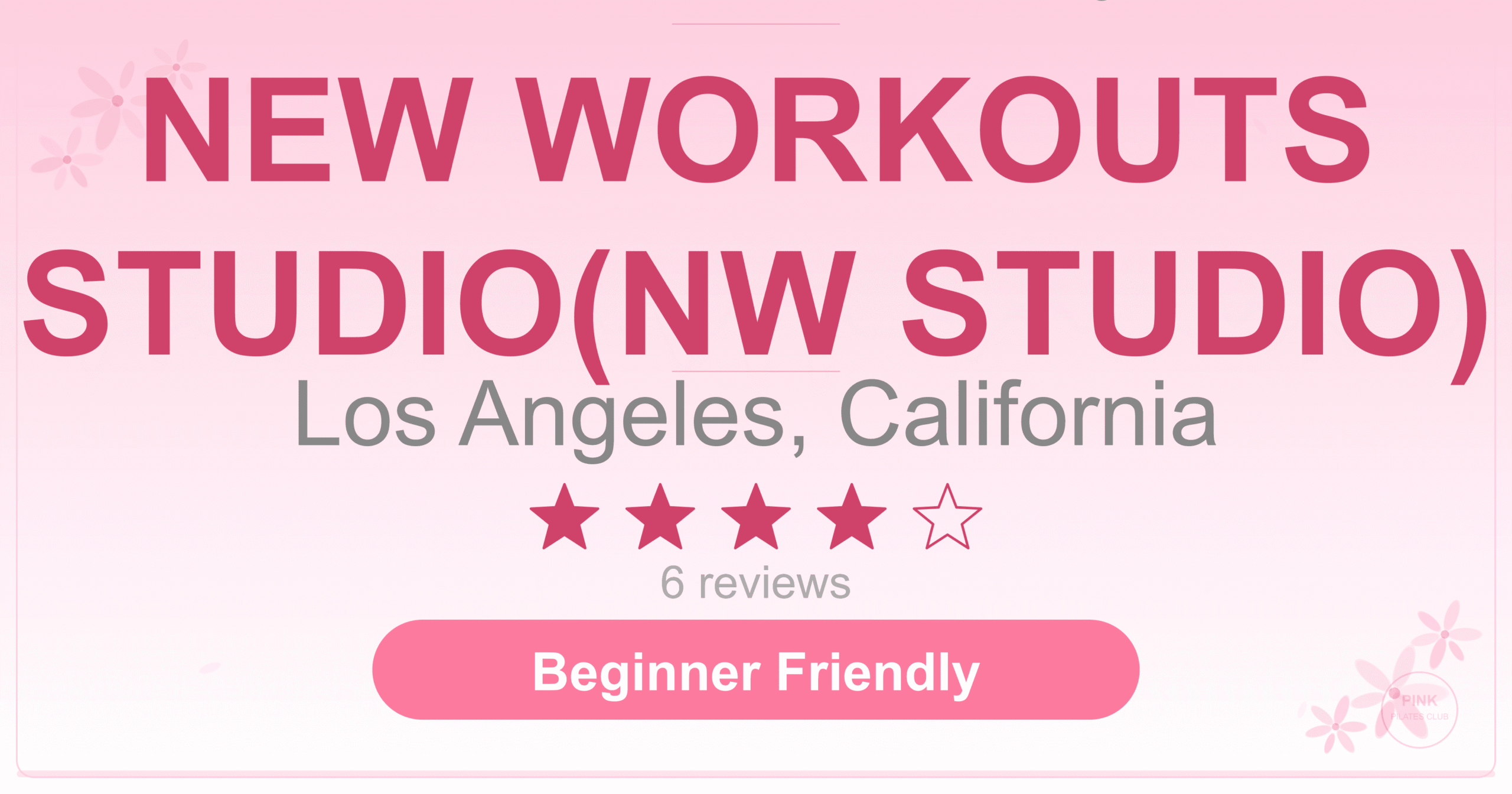 NEW WORKOUTS STUDIO(NW STUDIO) Pilates Studio