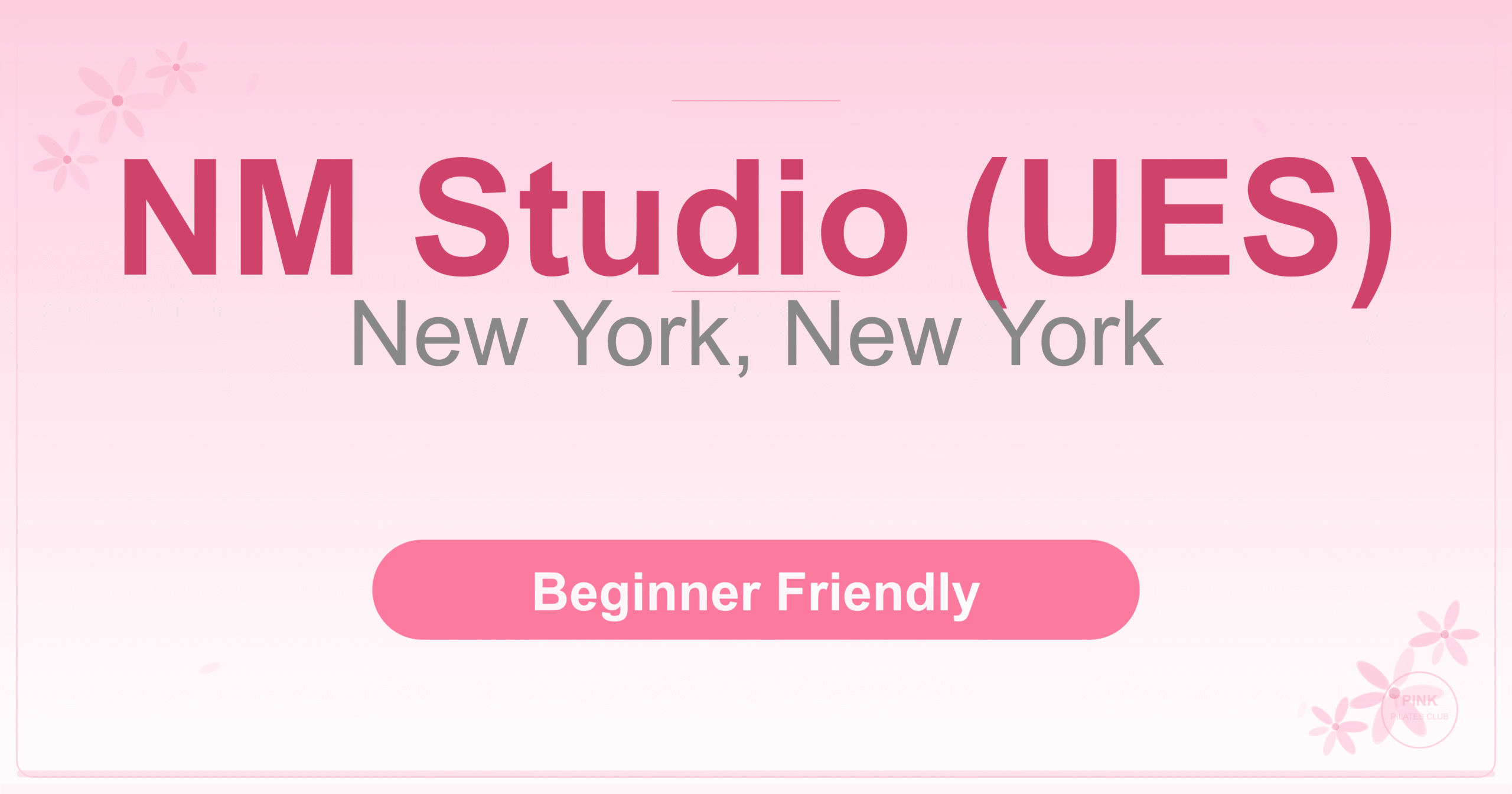 NM Studio (UES) Pilates Studio