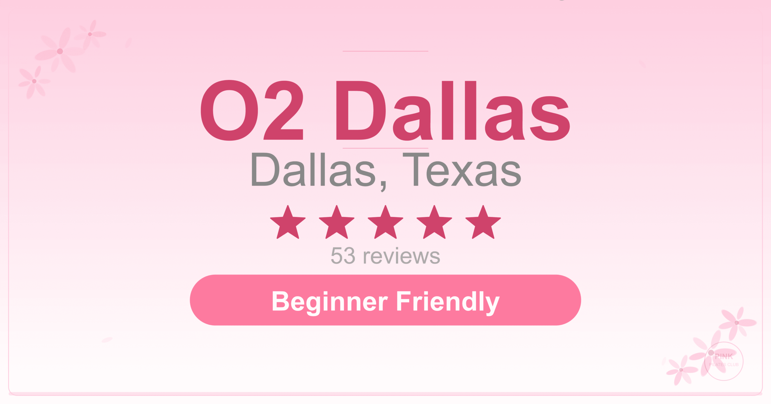 O2 Dallas Pilates Studio
