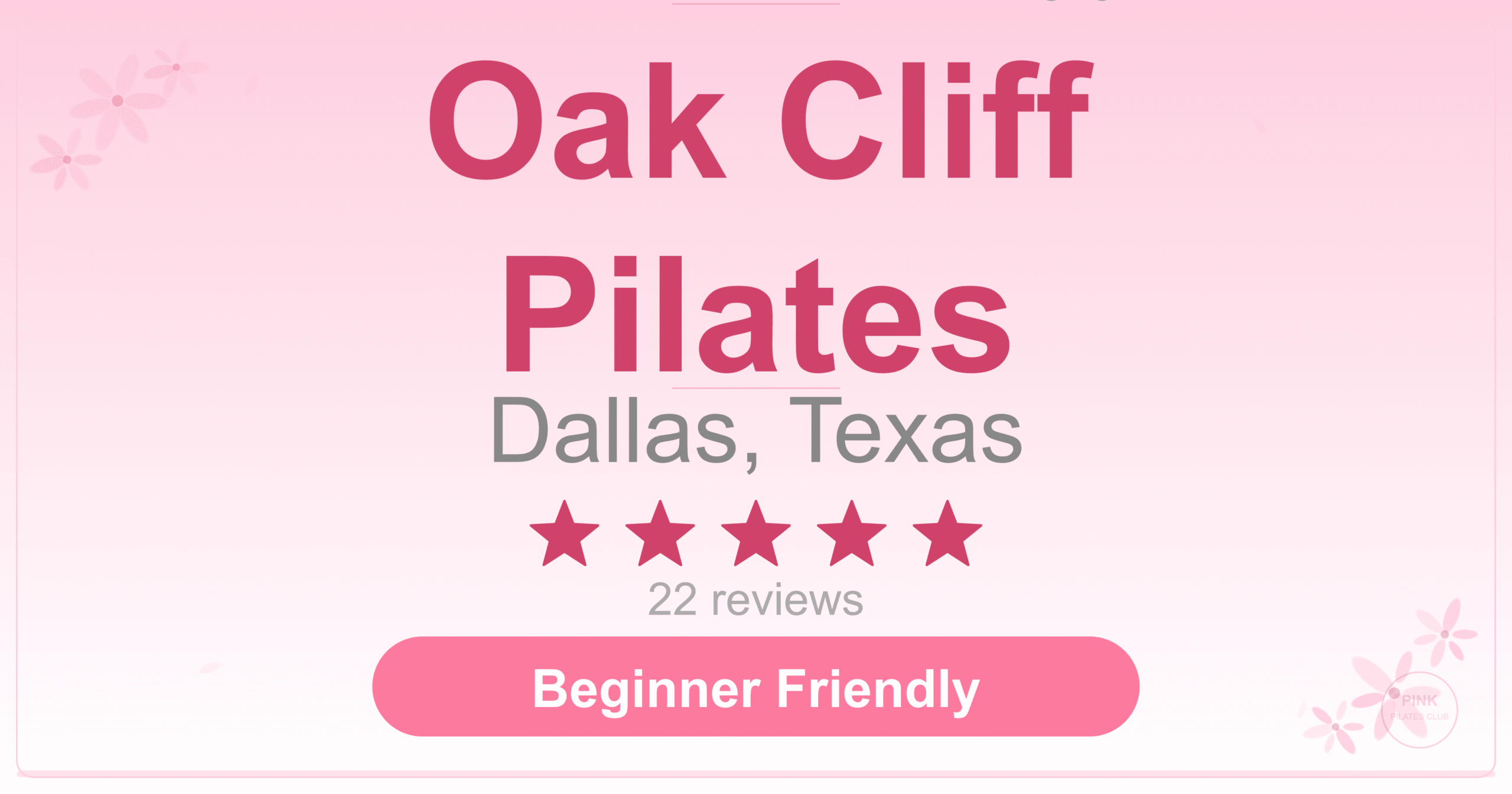 Oak Cliff Pilates Pilates Studio