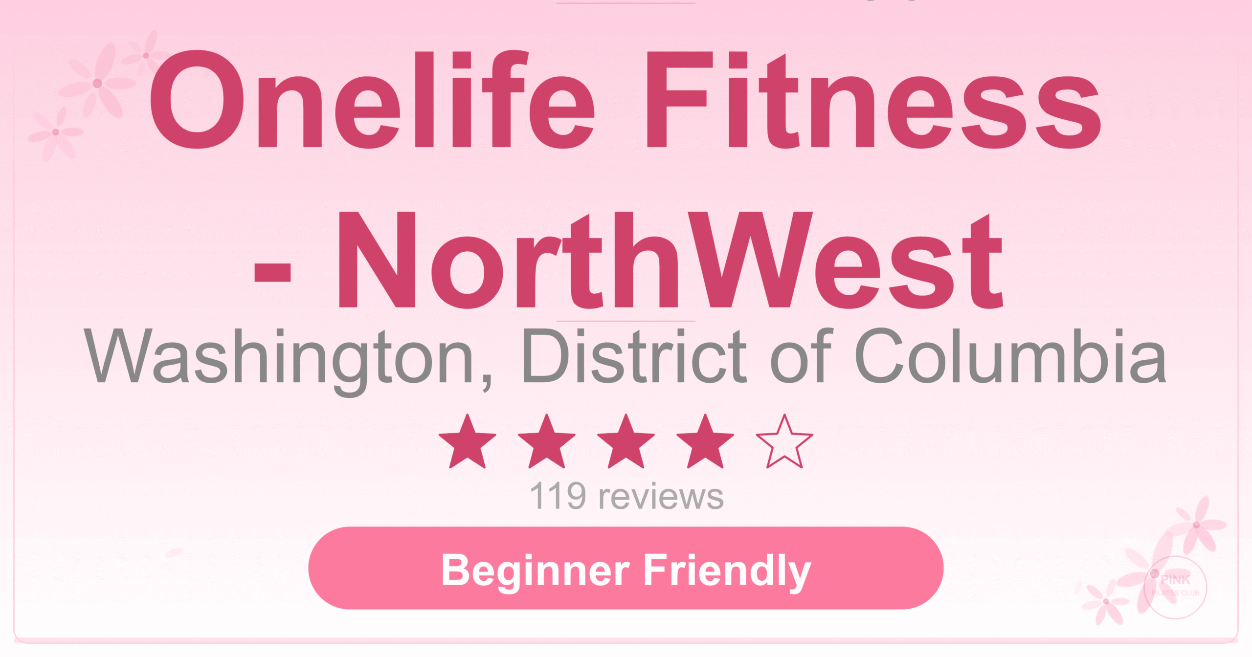 Onelife Fitness – NorthWest Pilates Studio