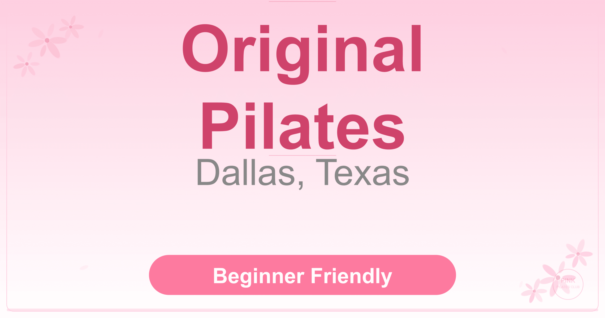 Original Pilates Pilates Studio