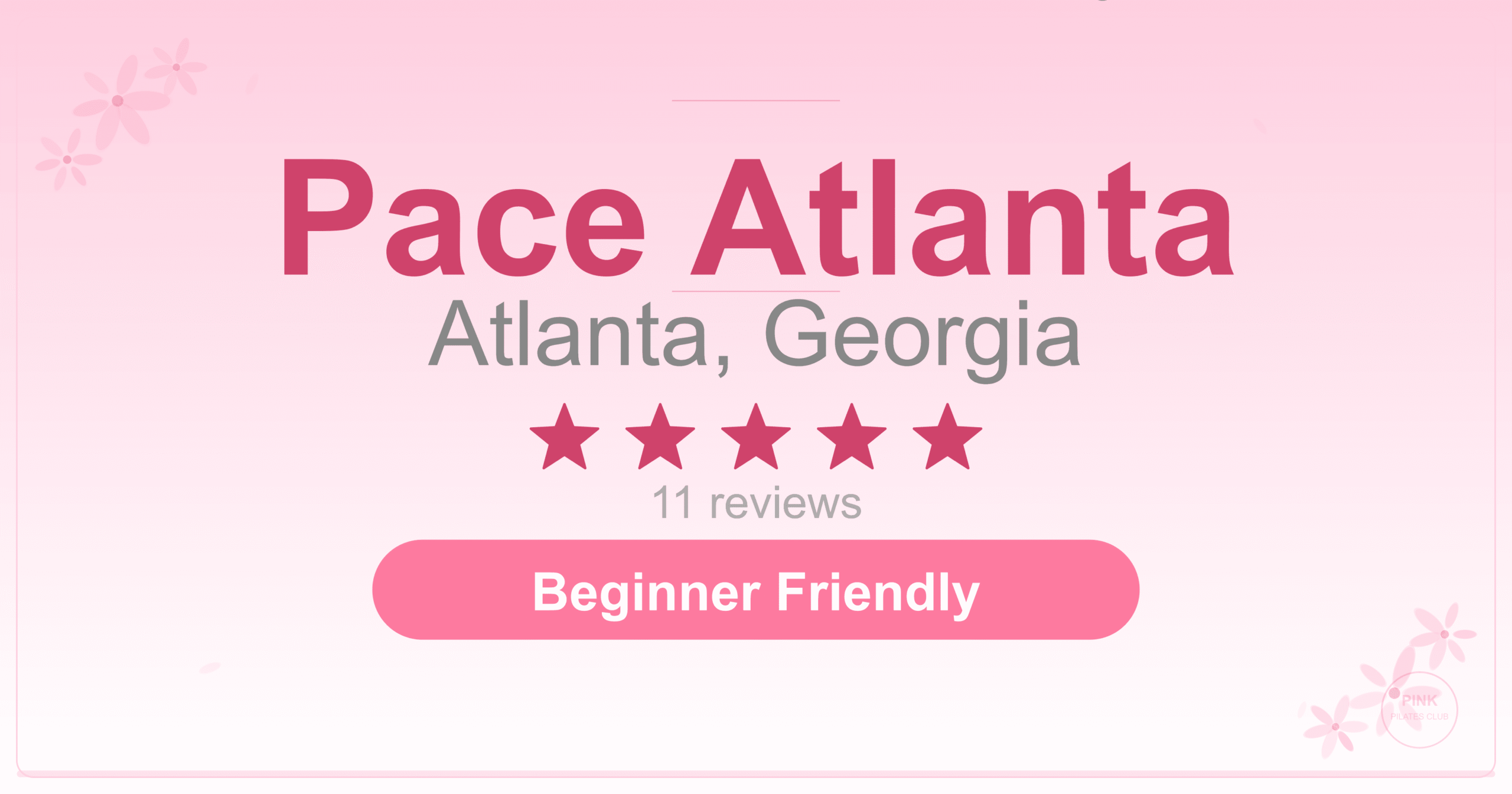 Pace Atlanta Pilates Studio