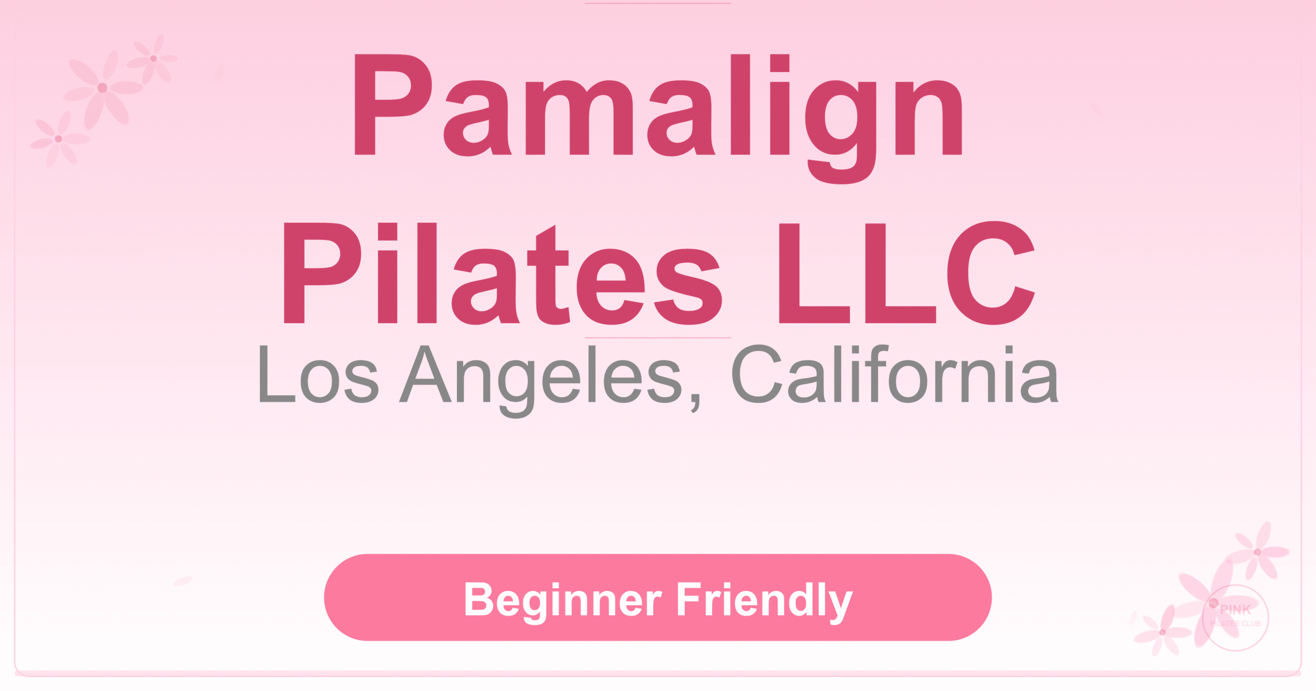 Pamalign Pilates LLC Pilates Studio