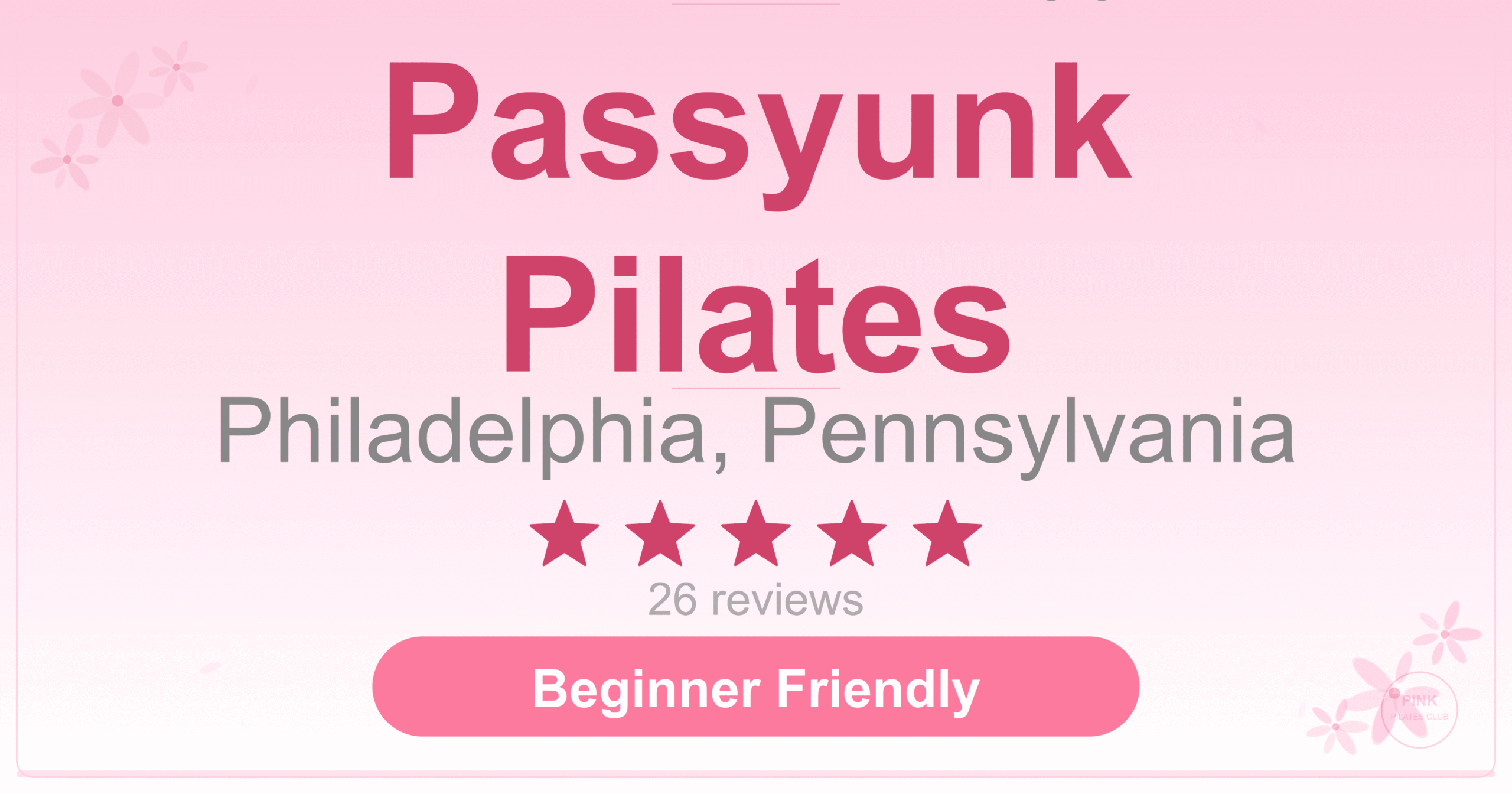 Passyunk Pilates Pilates Studio