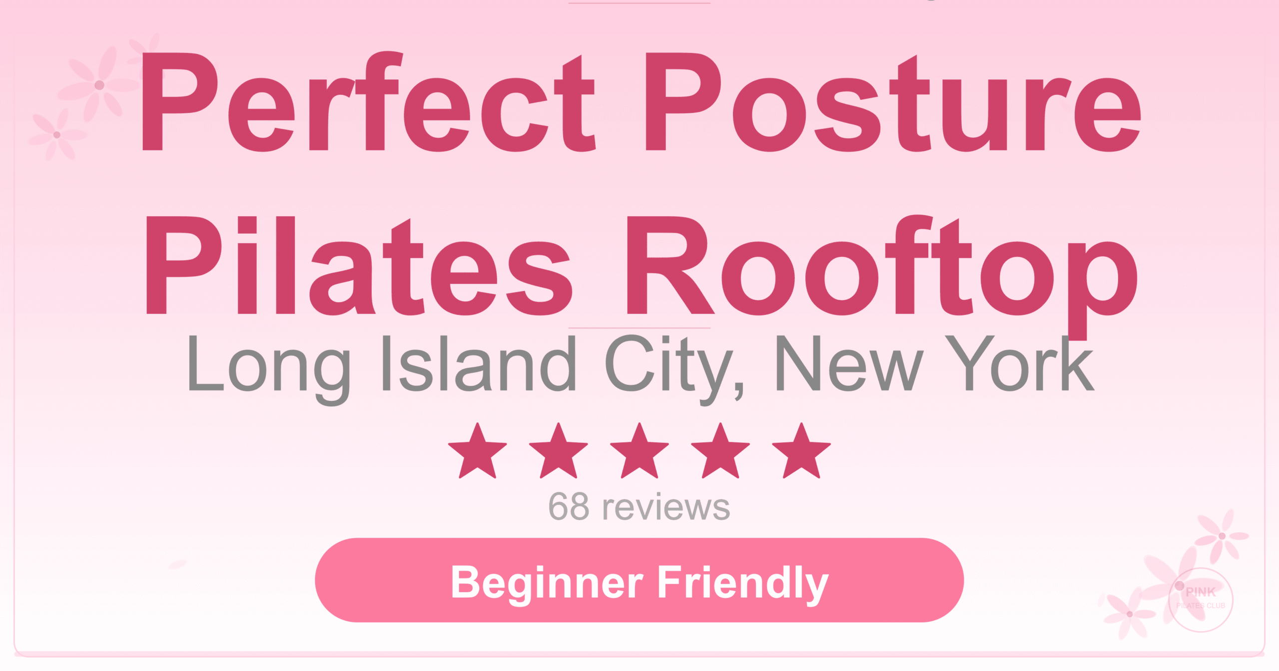 Perfect Posture Pilates Rooftop Pilates Studio