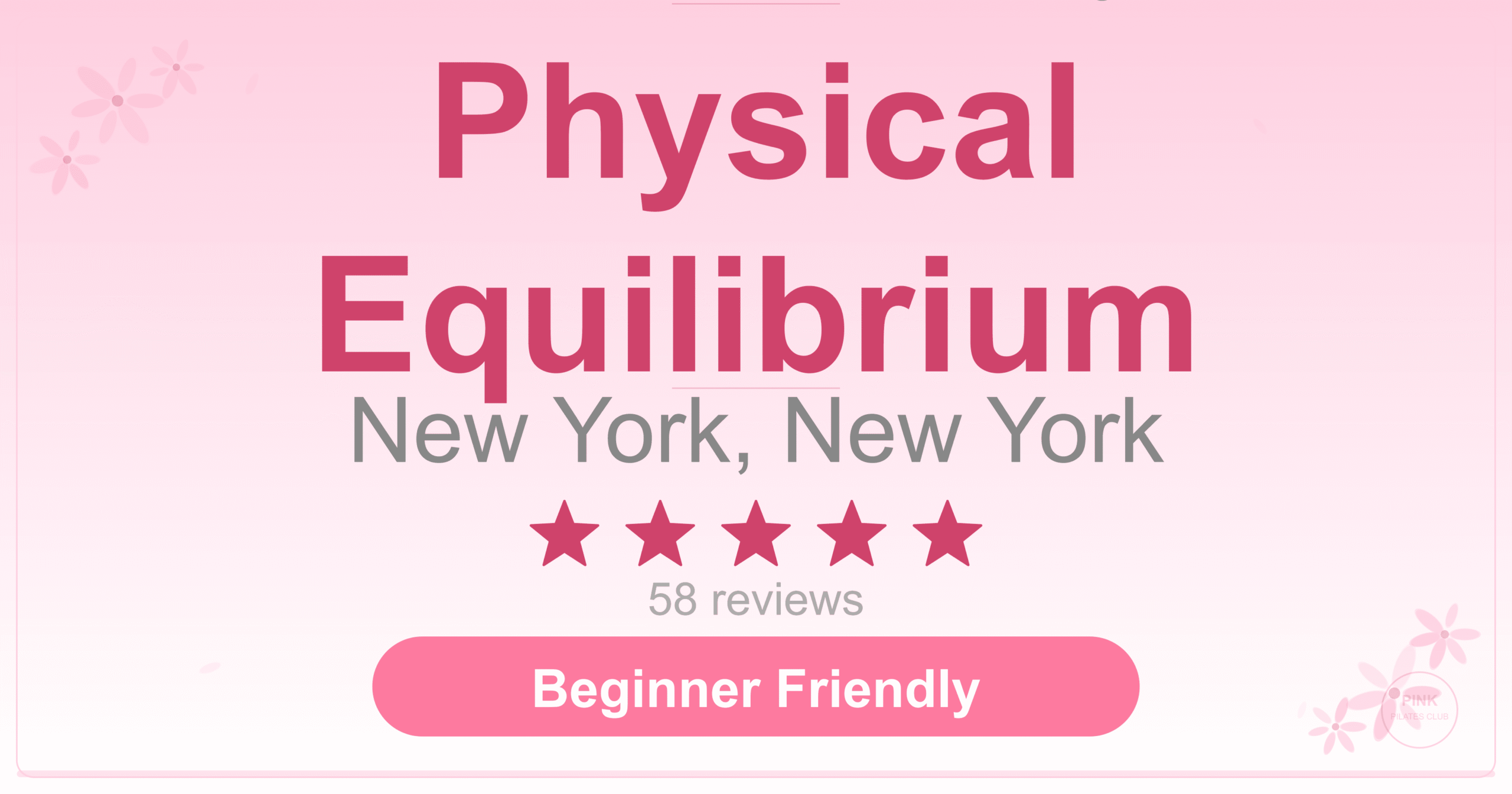 Physical Equilibrium Pilates Studio
