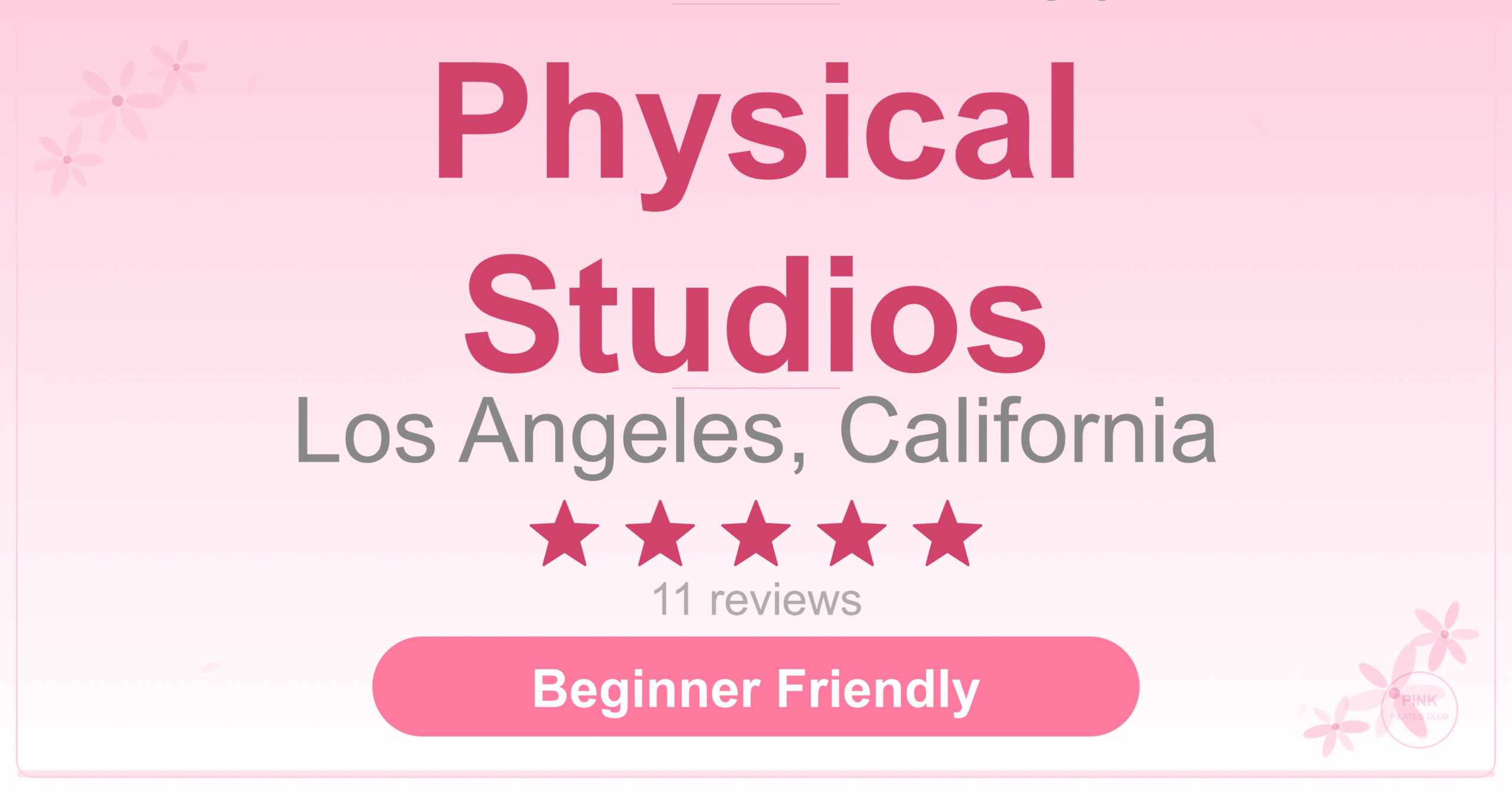 Physical Studios Pilates Studio