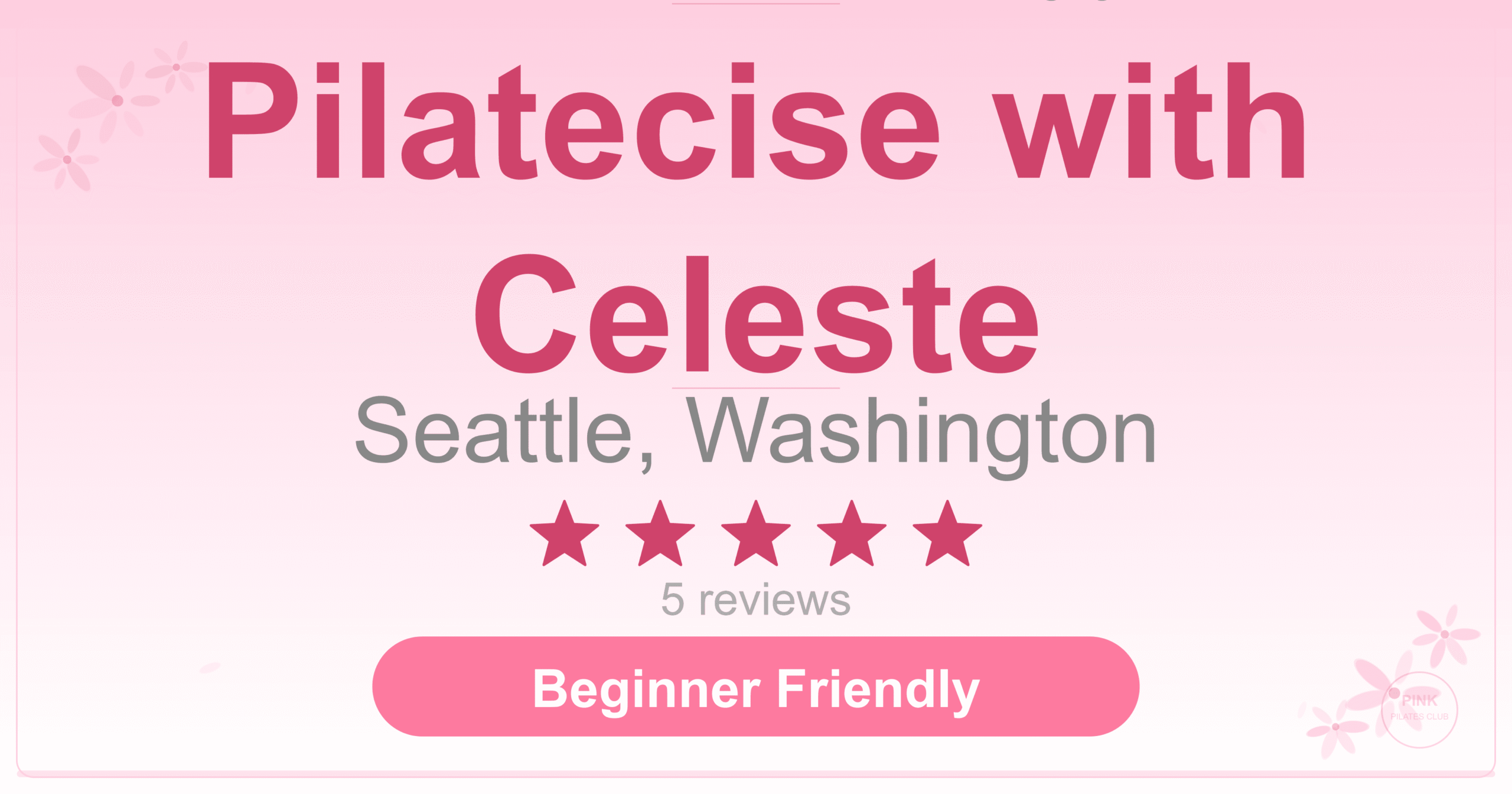 Pilatecise with Celeste Pilates Studio