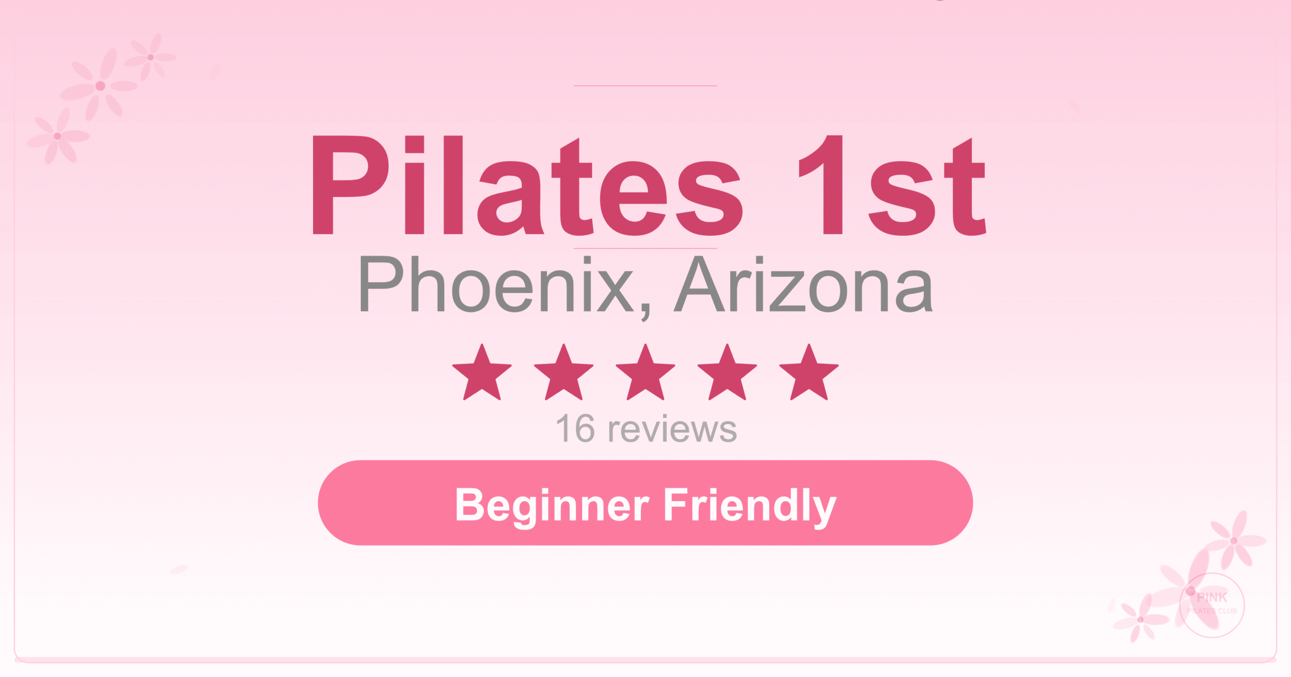 Pilates 1st Pilates Studio