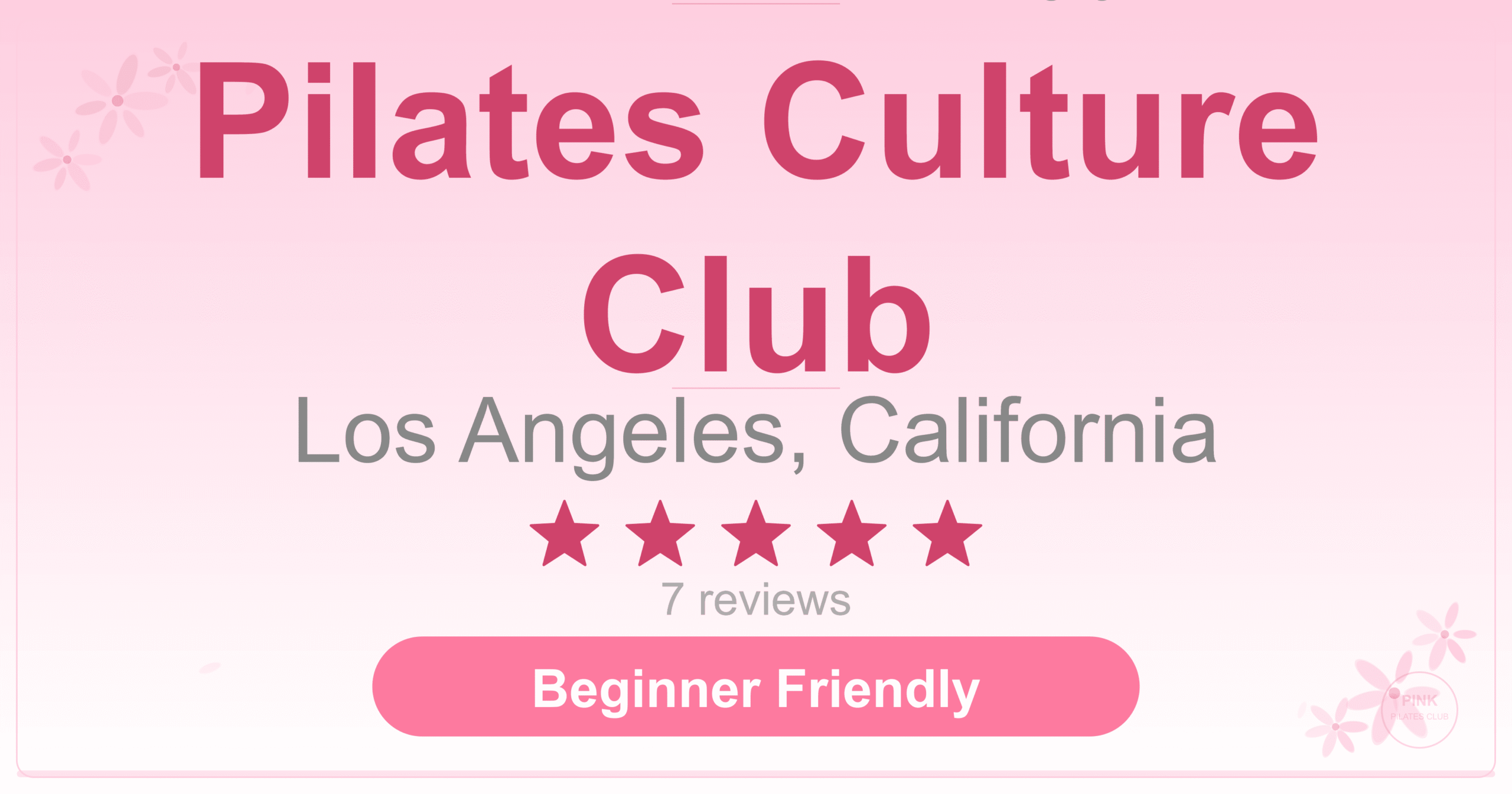 Pilates Culture Club Pilates Studio