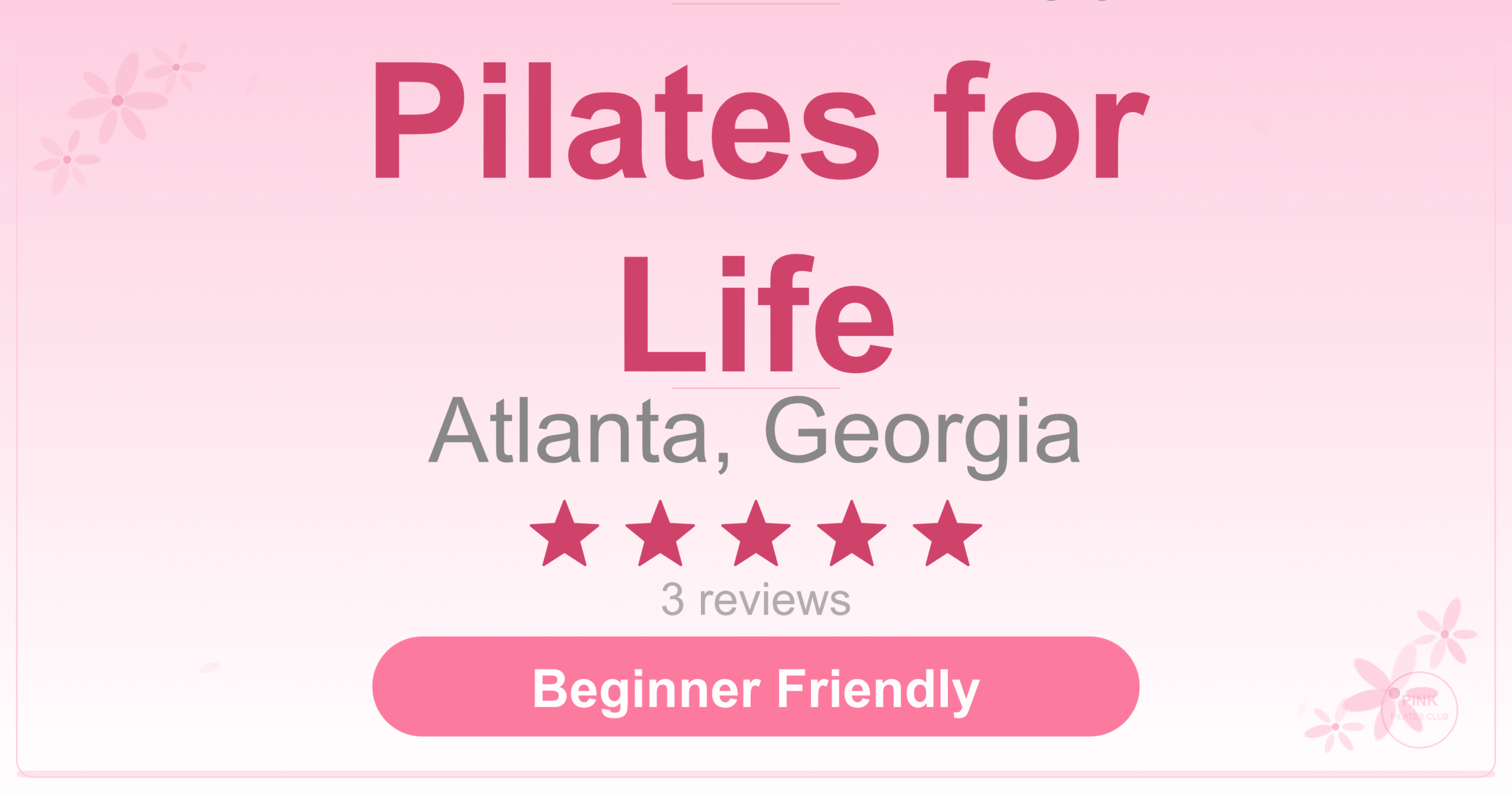 Pilates for Life Pilates Studio