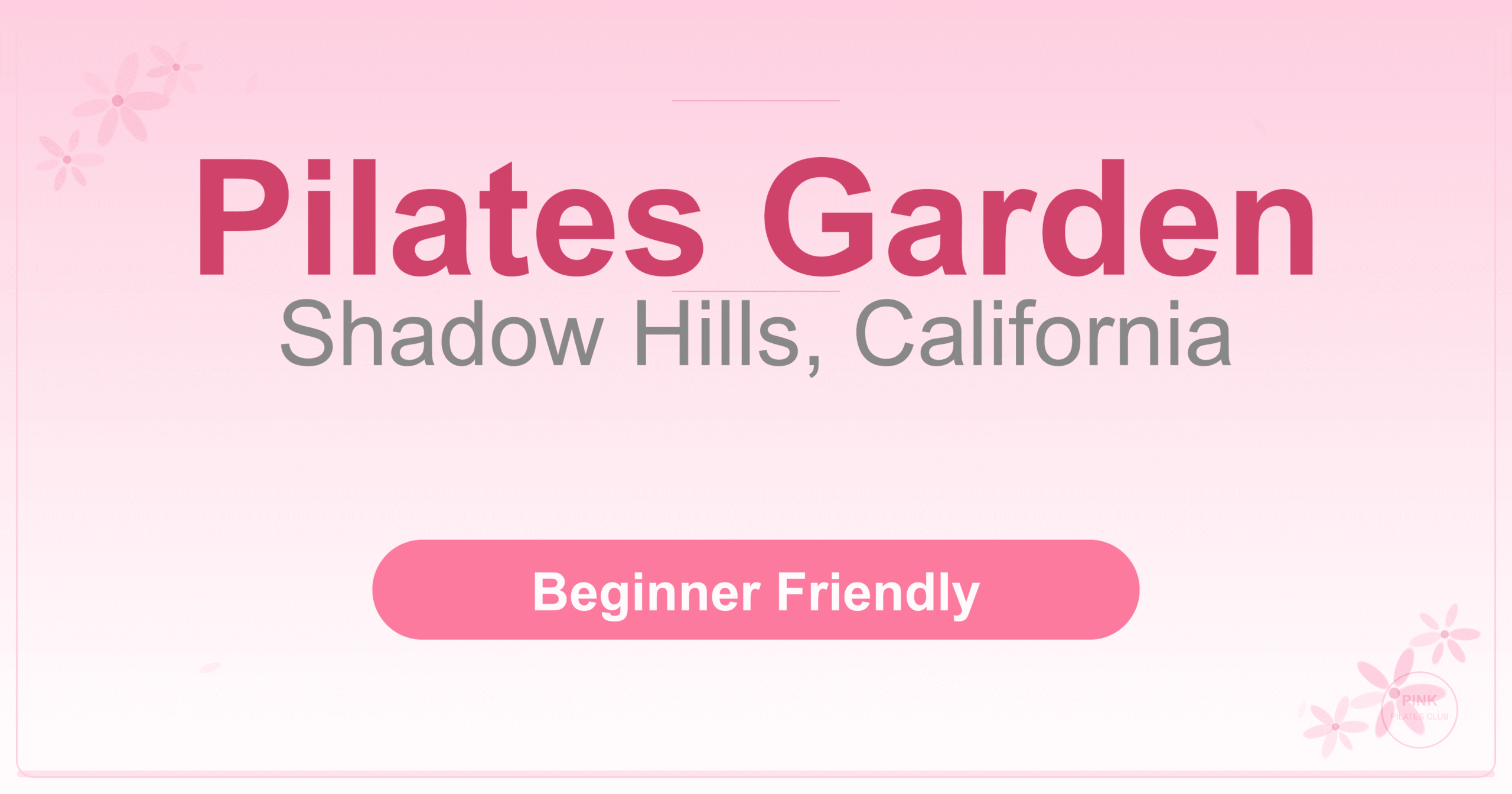 Pilates Garden Pilates Studio