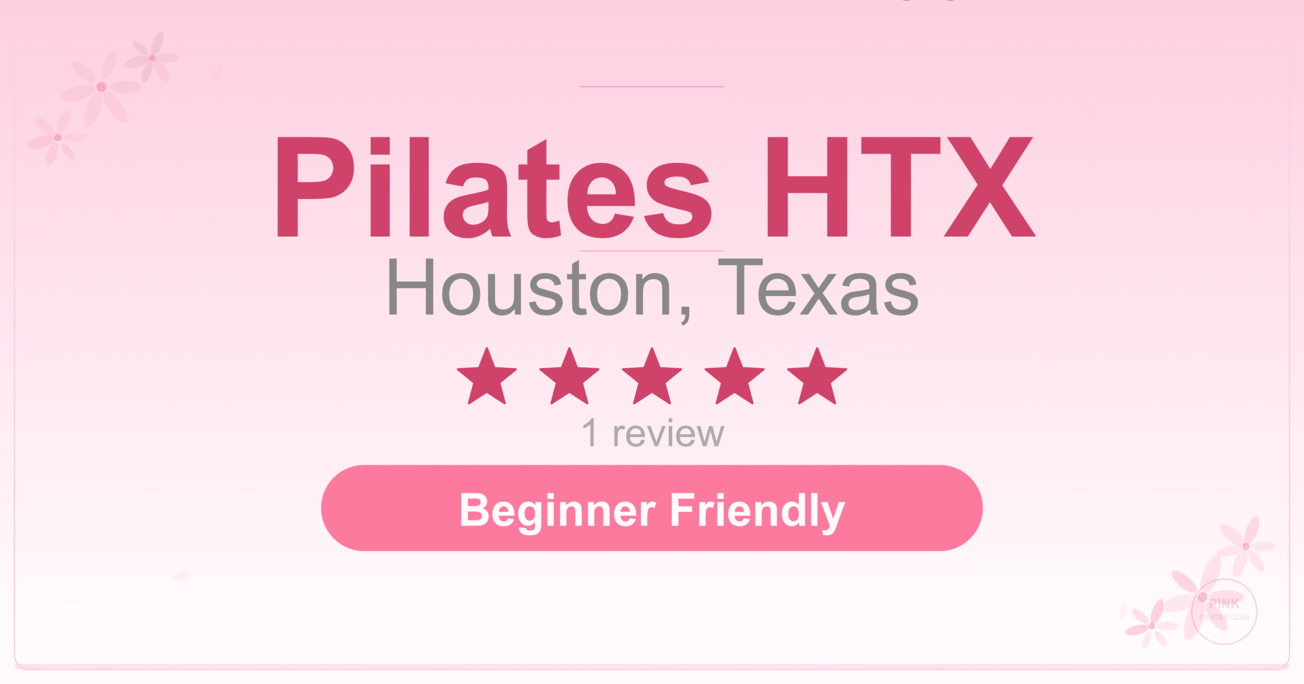 Pilates HTX Pilates Studio