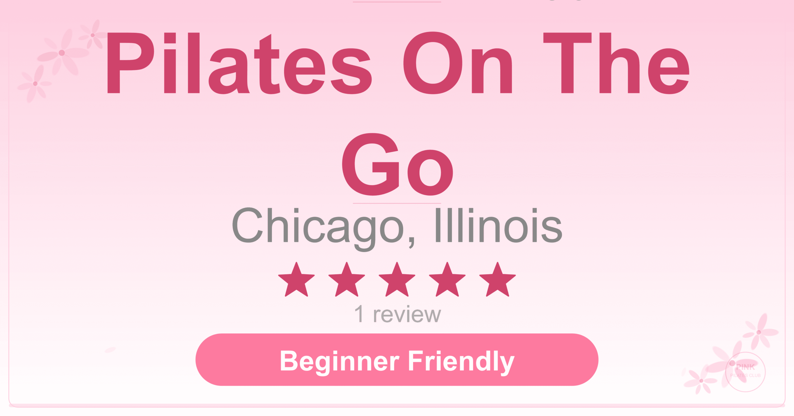 Pilates On The Go Pilates Studio