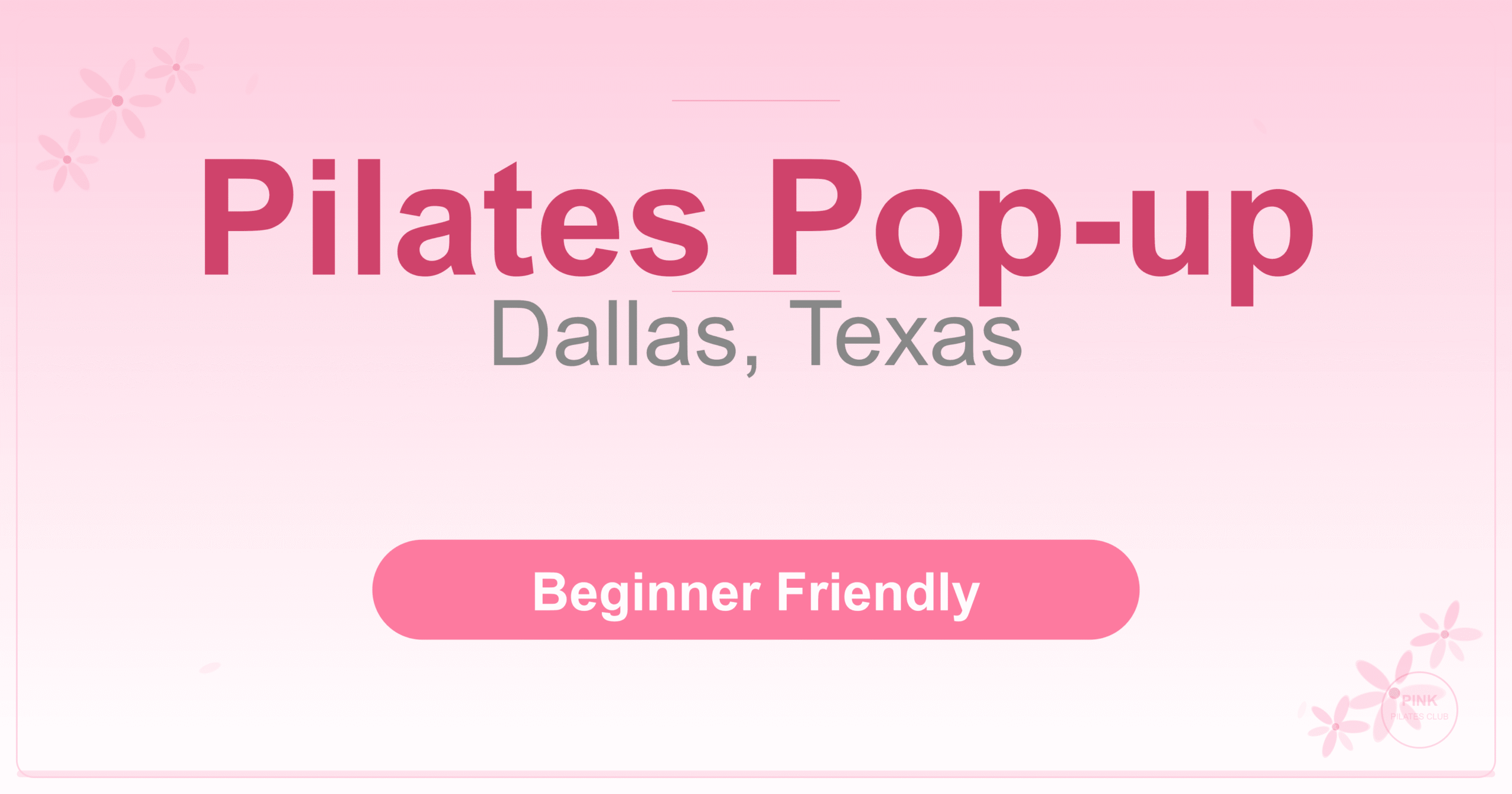 Pilates Pop-up Pilates Studio