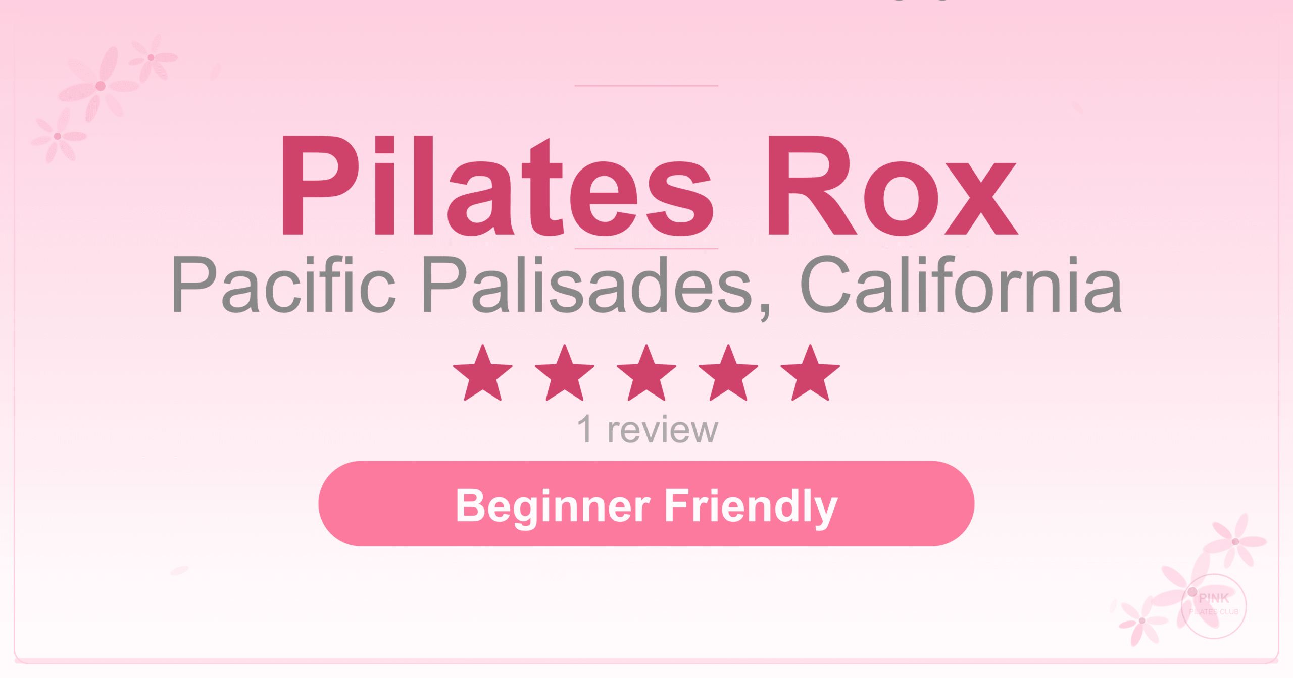 Pilates Rox Pilates Studio